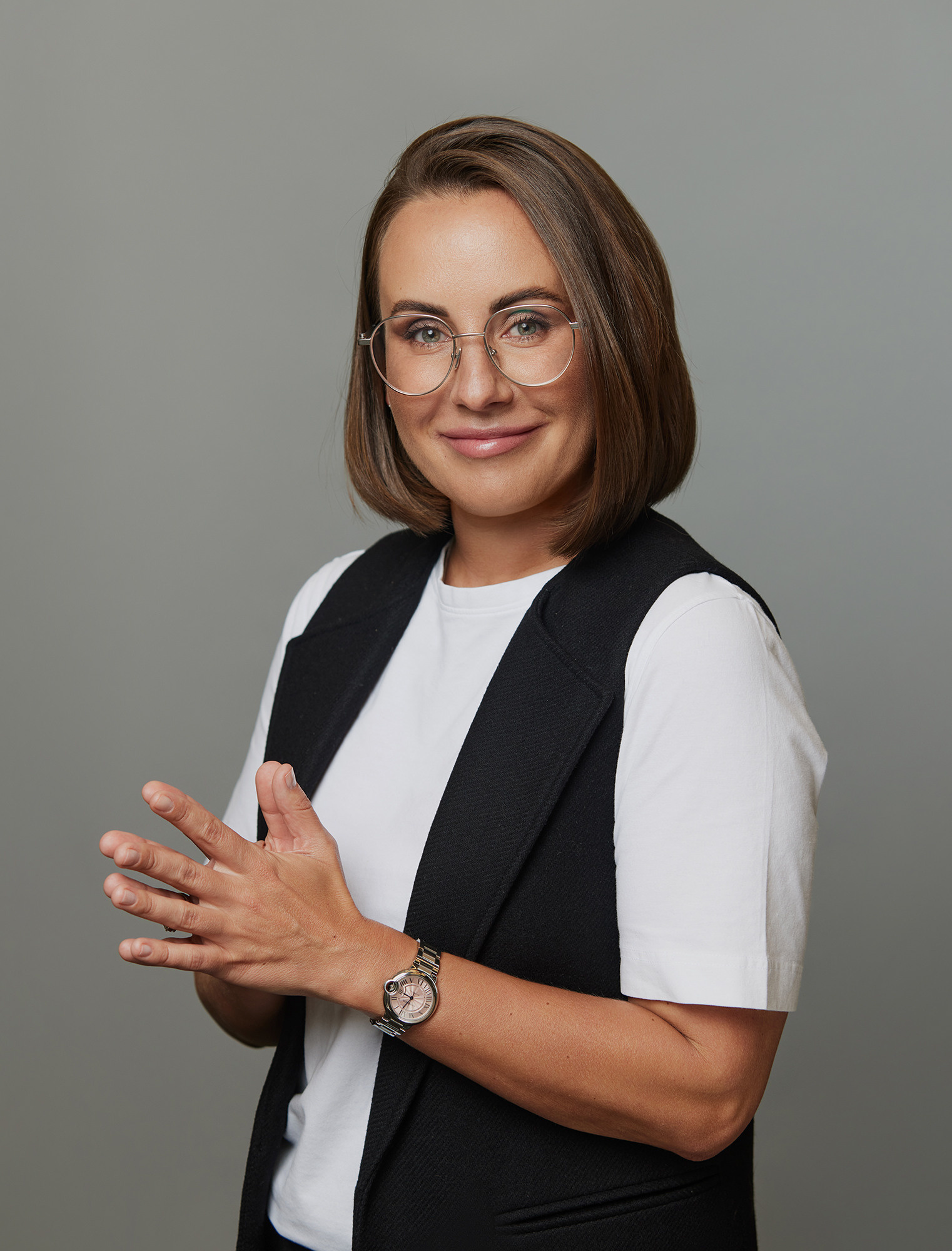 Business photo session of a company employee Moscow