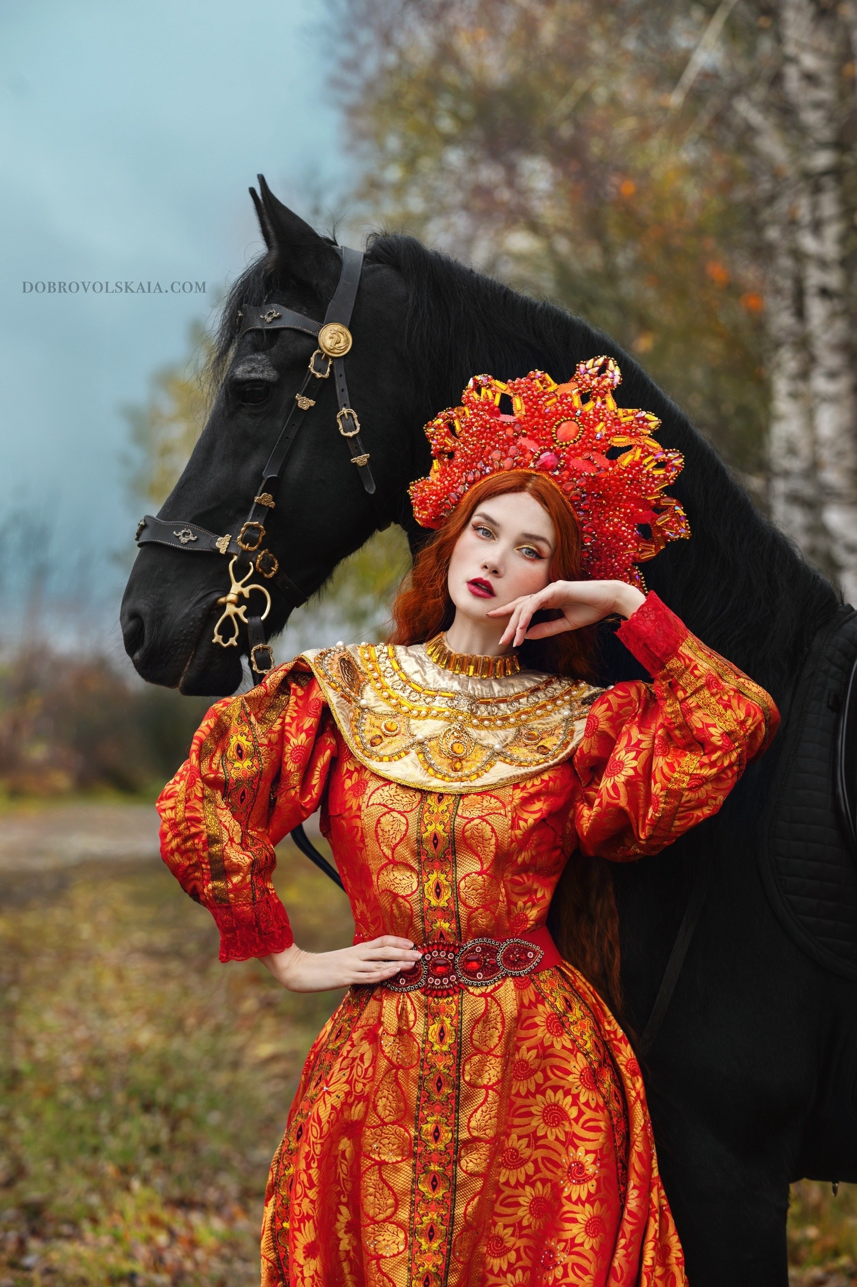 Жар-Птица. Русские народные костюмы в Москве