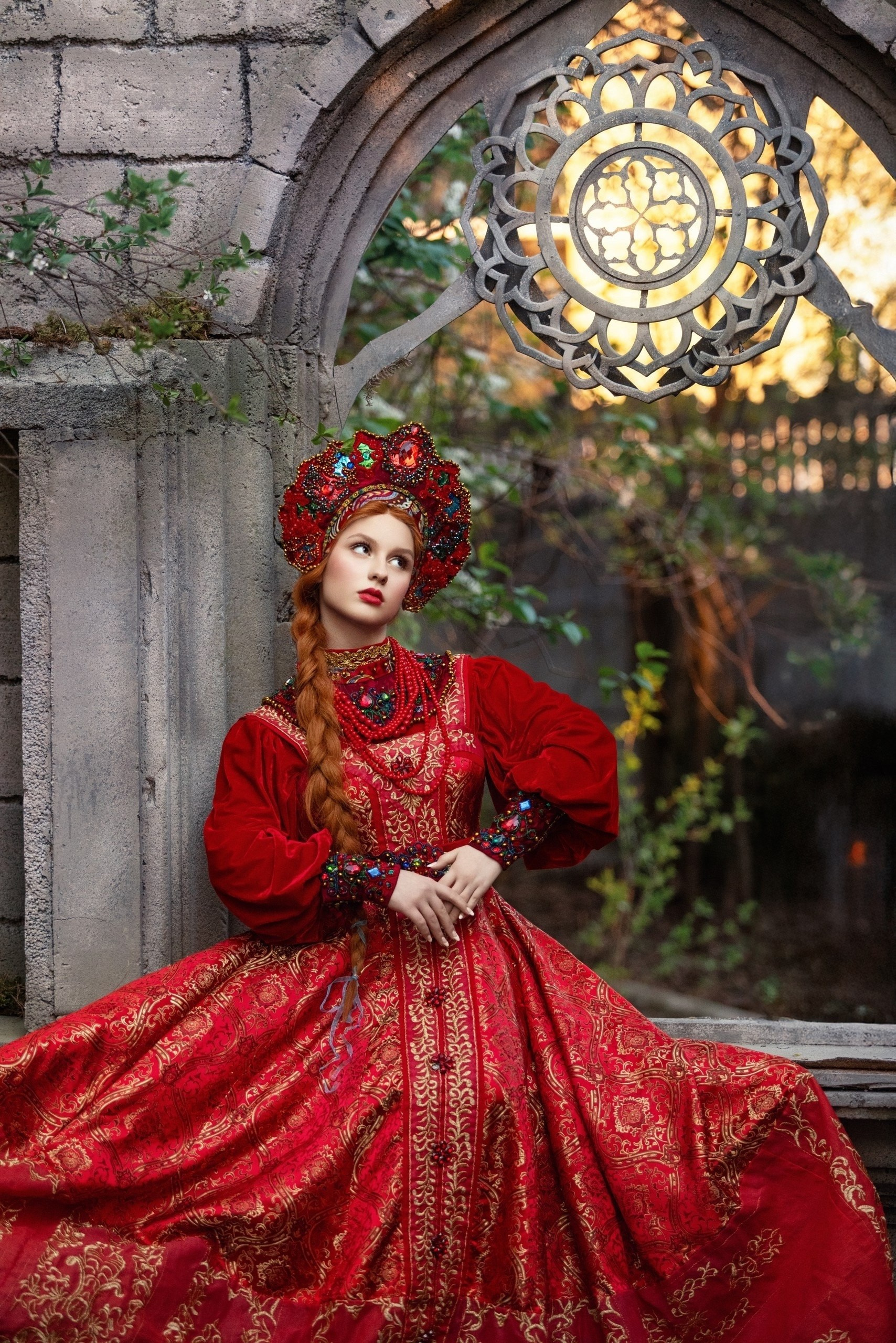 Аннушка. Русские народные костюмы в Москве