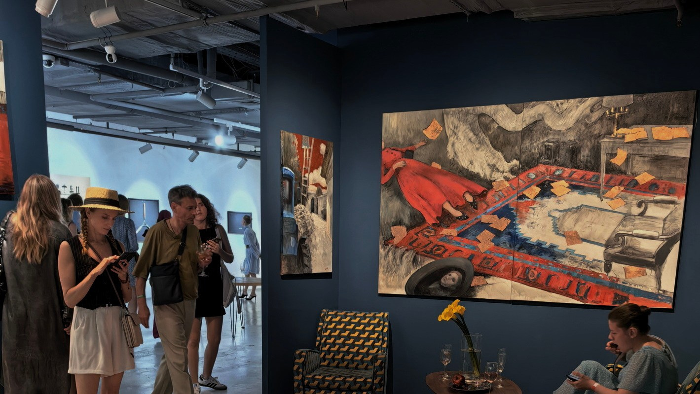 Выставка Cube.moscow. Купить картину на холсте для интерьера|художник | дизайнер | архитектор Сергей Ратчин в Москве