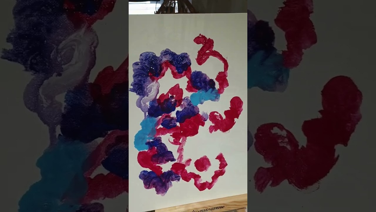 Мастер-класс "Интуитивная живопись" в Москве поселок Сокол - автор Марина Кузнецова