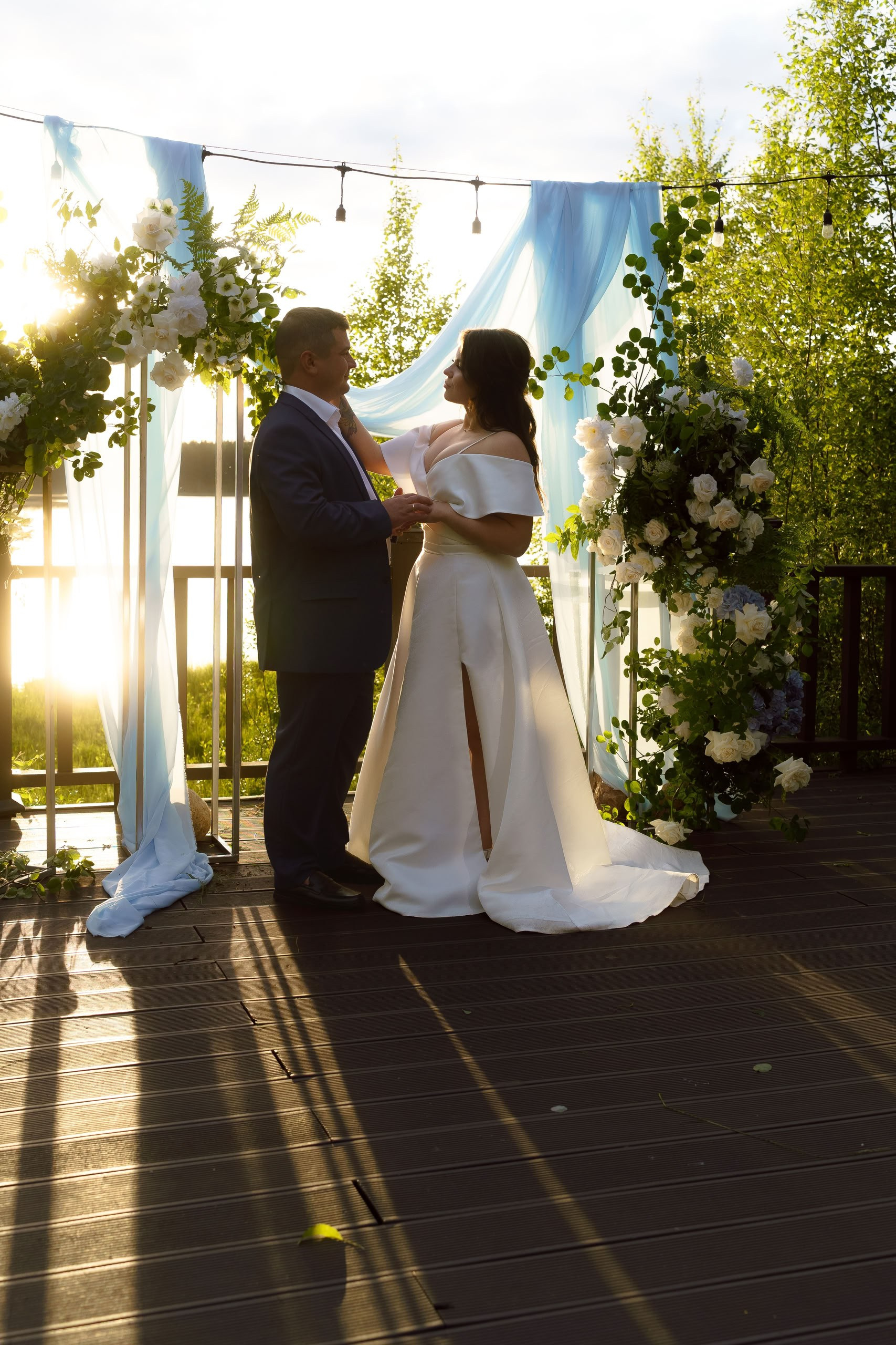 Мария и Михаил — прогулка у озера и церемония. Свадебный фотограф Дмитрий Родионов — Санкт-Петербург и Ленинградская область