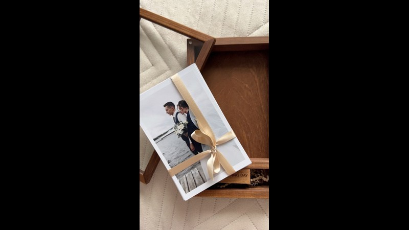 Короб для свадебных фотографий. Свадебный фотограф Москва Анастасия Храмова