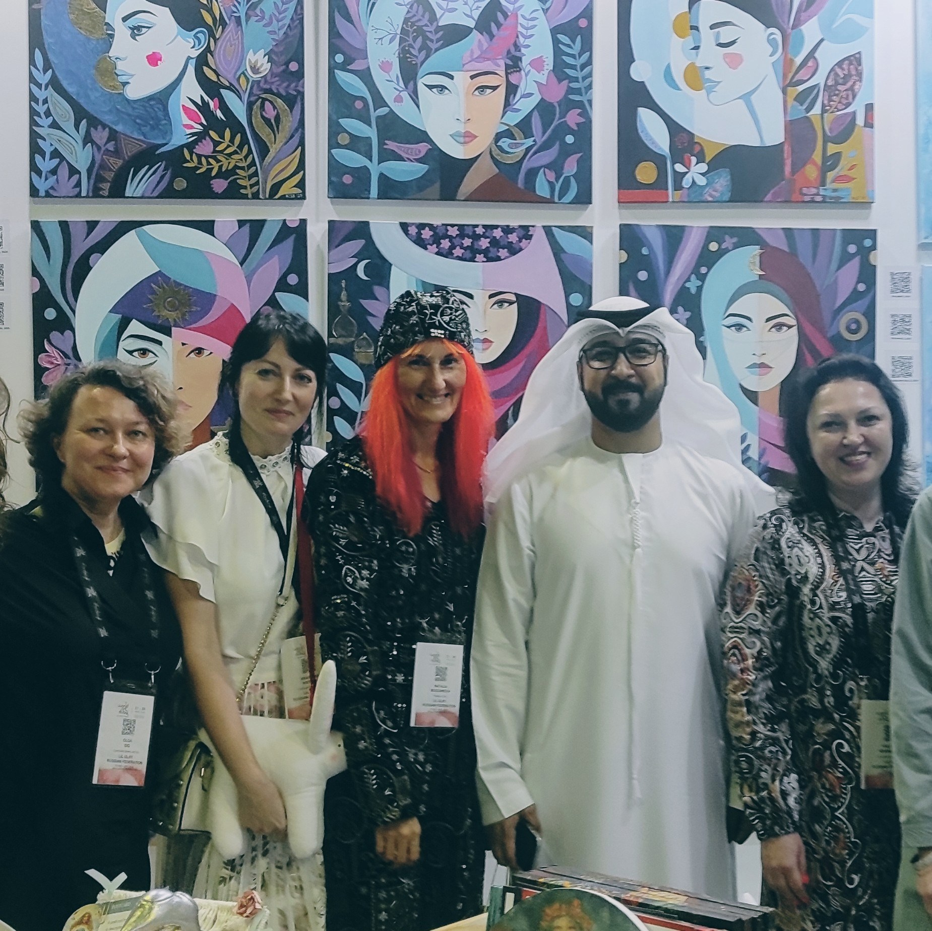 WORLD ART DUBAI 2025. Художник Анастасия Кисткина, Петербург