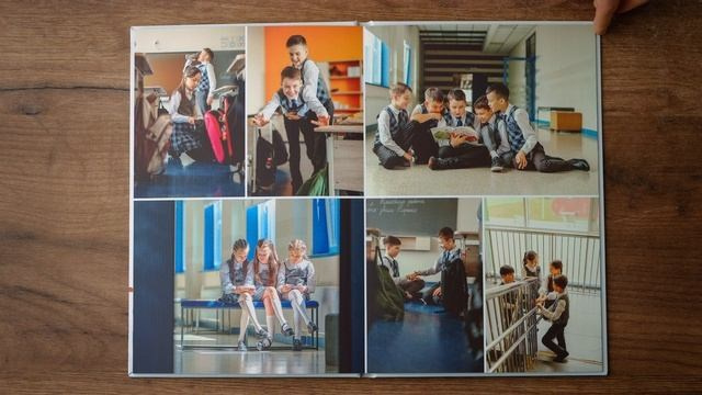 Школьная история (10 страниц). Современные выпускные альбомы. Мы делаем не просто альбомы, а стильные фотокниги