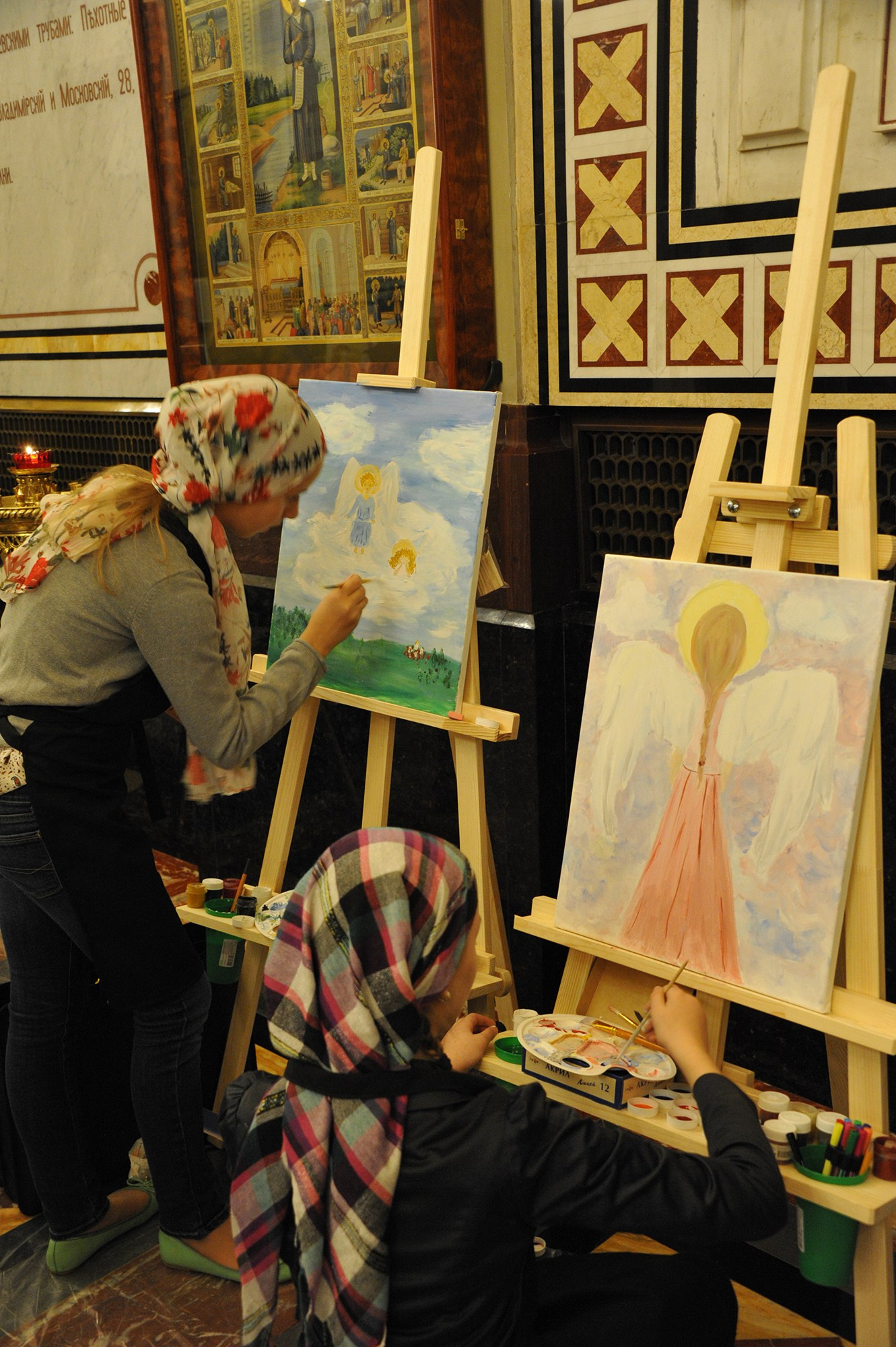 2014 г. Храм Христа Спасителя (г. Москва). Ефремова Ольга. Художник