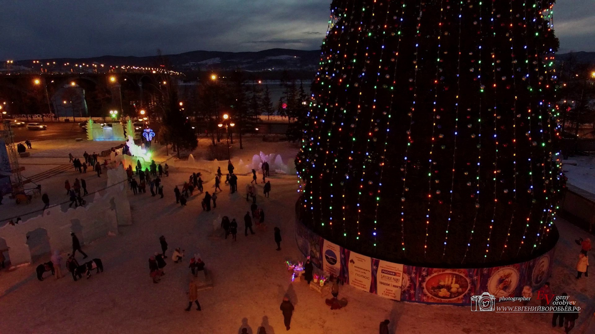 Аэросъёмка фото видео с квадрокоптера FPV дрона в Красноярске фотосъёмка монтаж видеоролика