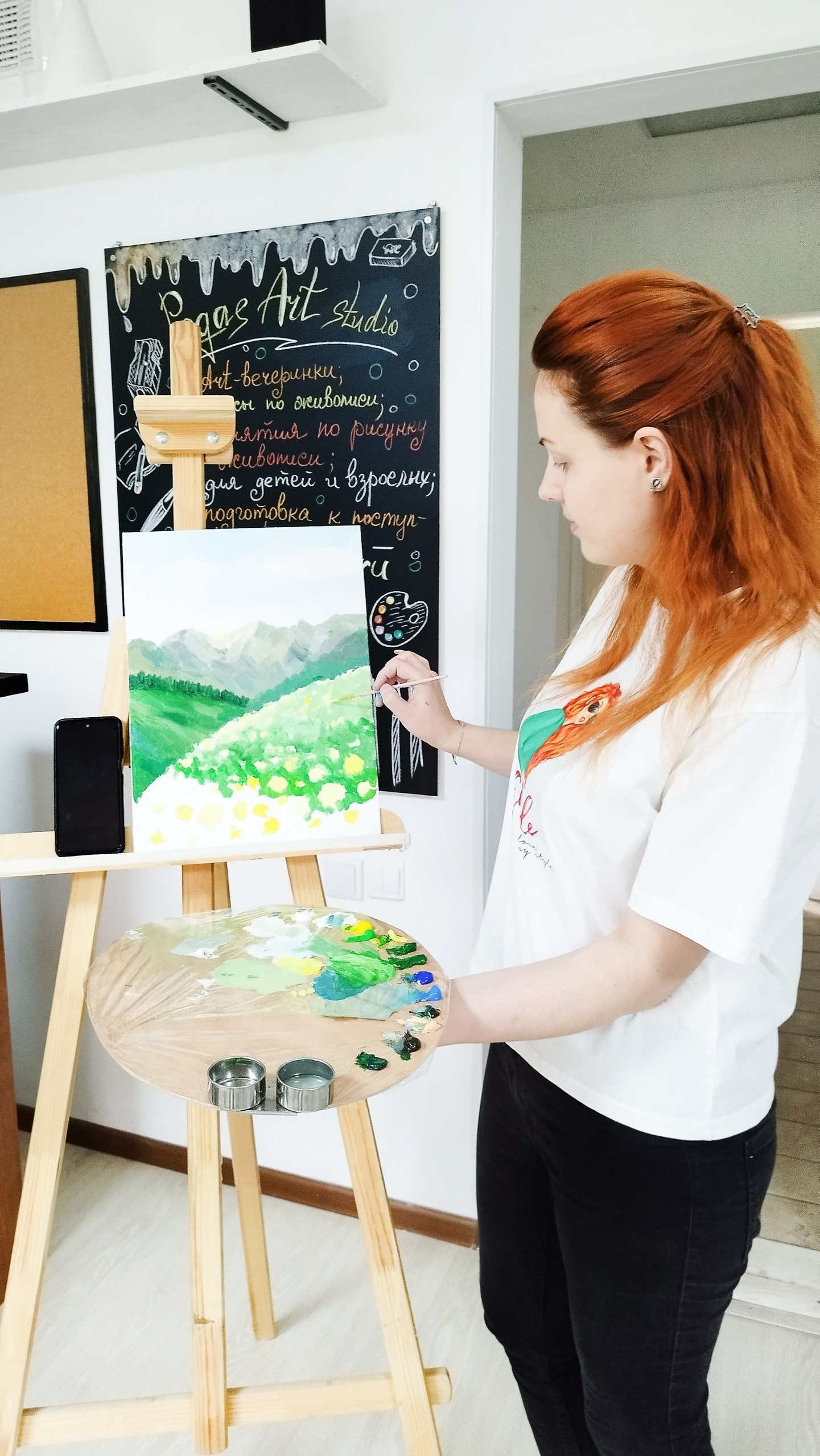 обучение рисованию в художественной студии с художником педагогом