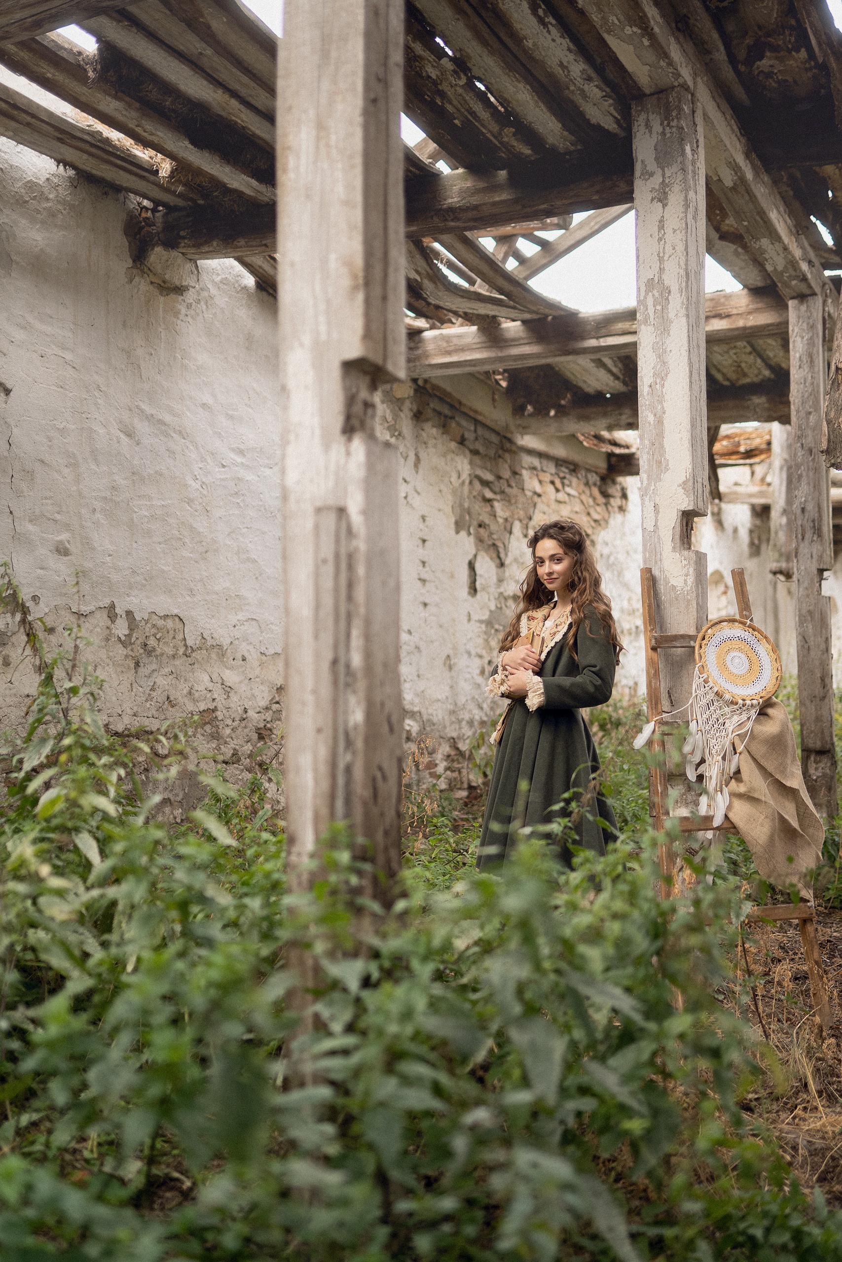 Ретро фотосессия девушки