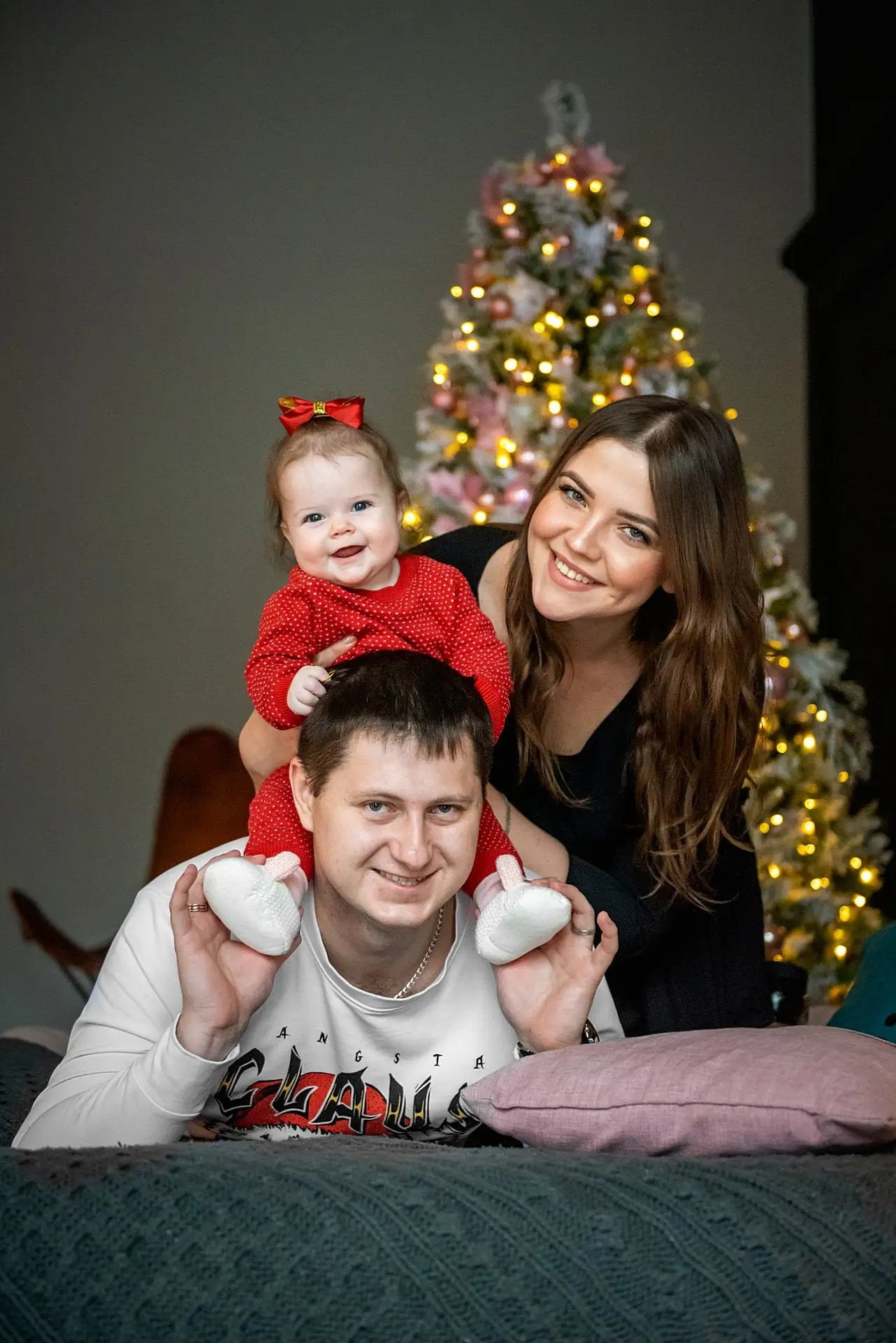 Семейная новогодняя фотосессия с детьми в Ростове на Дону