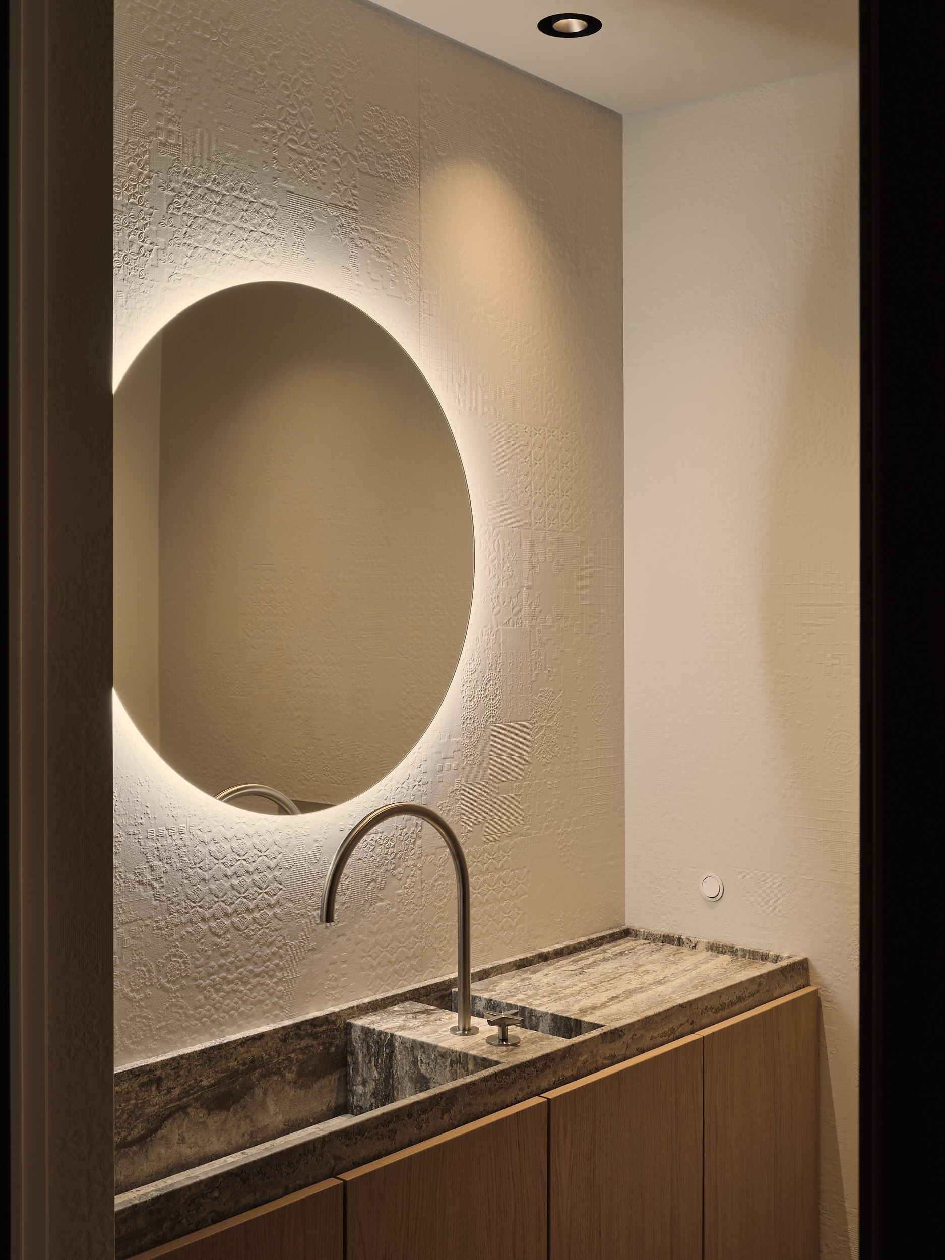 MANU Interior showroom in Saratov Russia designed by QUADRUM STUDIO