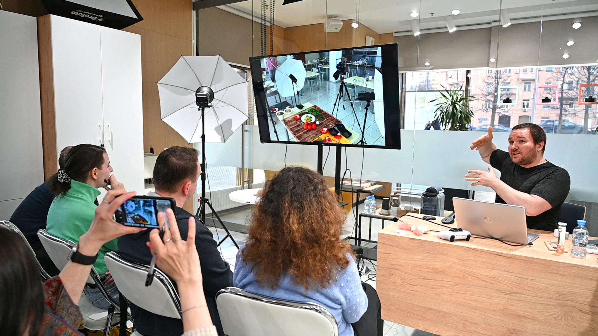 Обучение предметной съемке в школе Nikon