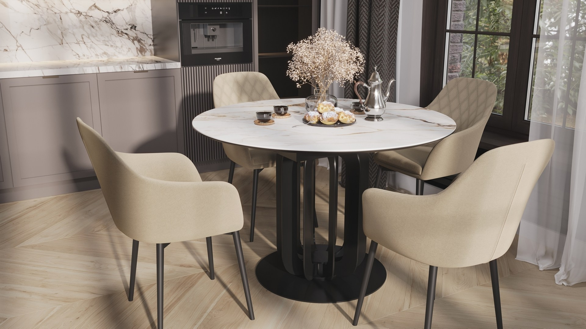 Обеденные группы MGS мебель. MGS мебель в Ростове-на-Дону. Высочайшее качество исполнения. Инновационные и классические материалы. MGS mebel Ростов