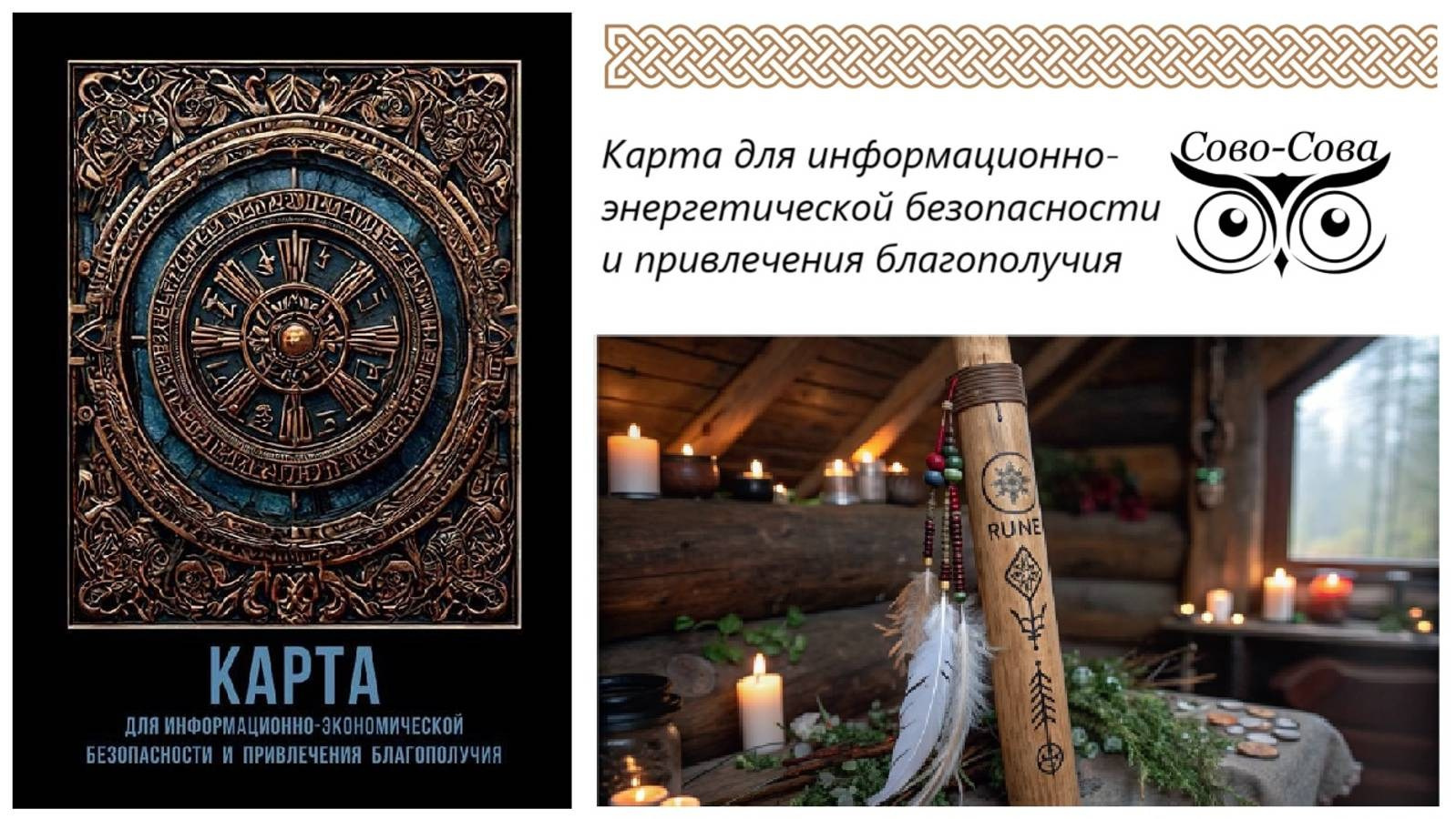 Карта для информационно-энергетической безопасности и привлечения благополучия. Сово-Сово — Омоложение и оздоровление!