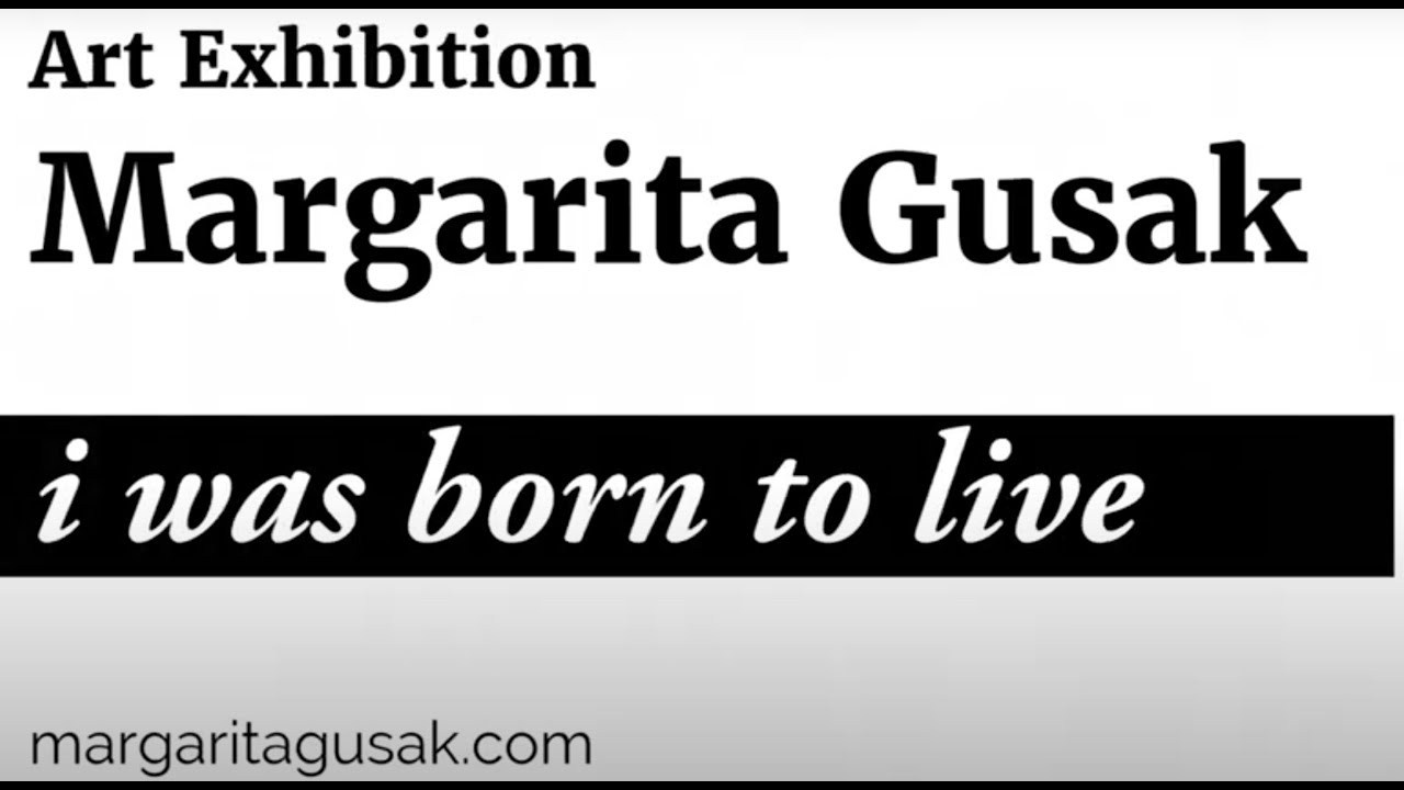 Exhibition. Artist Margarita Gusak