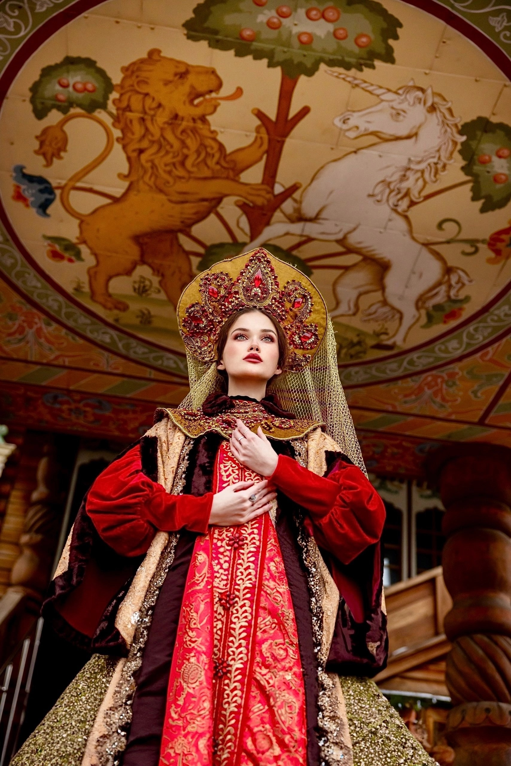 Марфа Васильевна. Русские народные костюмы в Москве