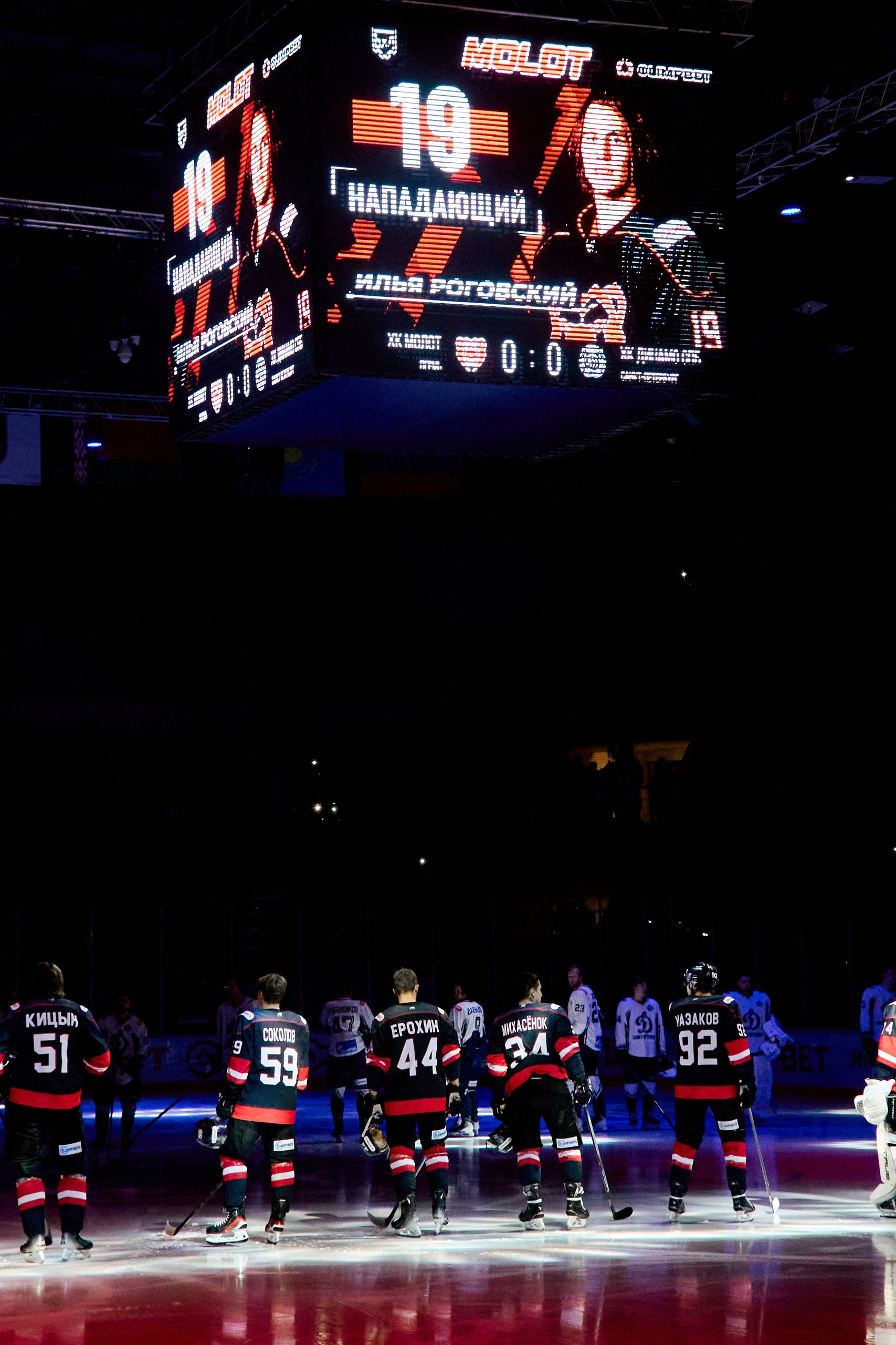 Фотосъемка хоккейного матча Молот — Динамо СПБ
