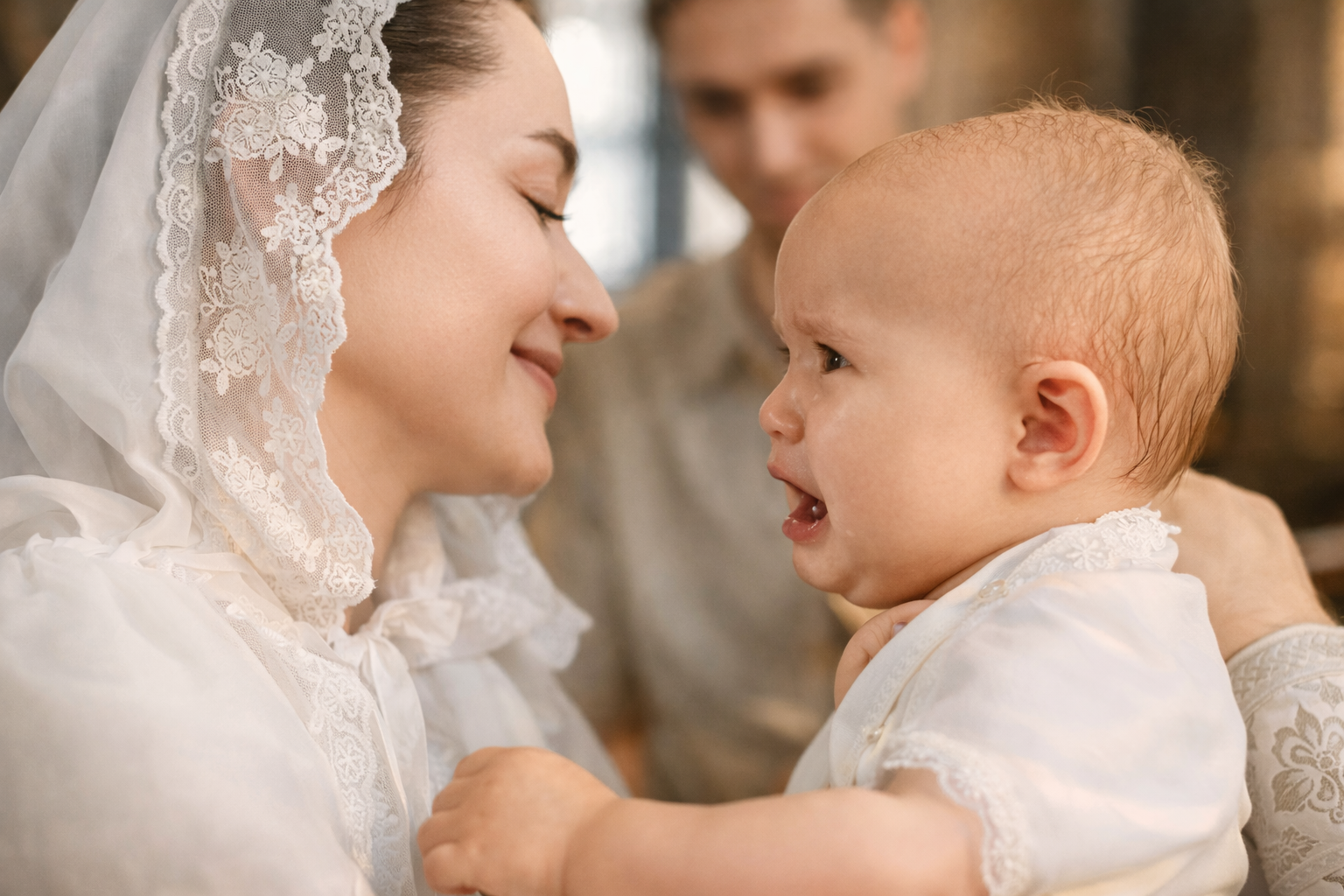 Крещение Марии. Семейный и детский фотограф в Москве Юлия