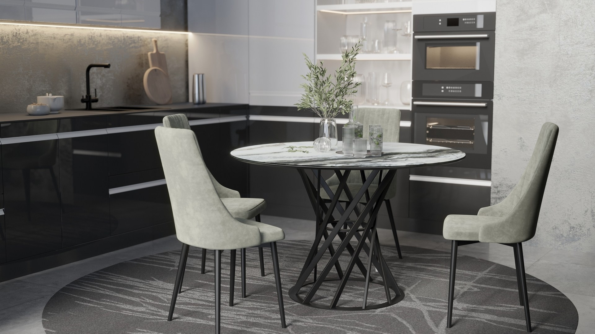 Цвета мебели кухонного гантитура