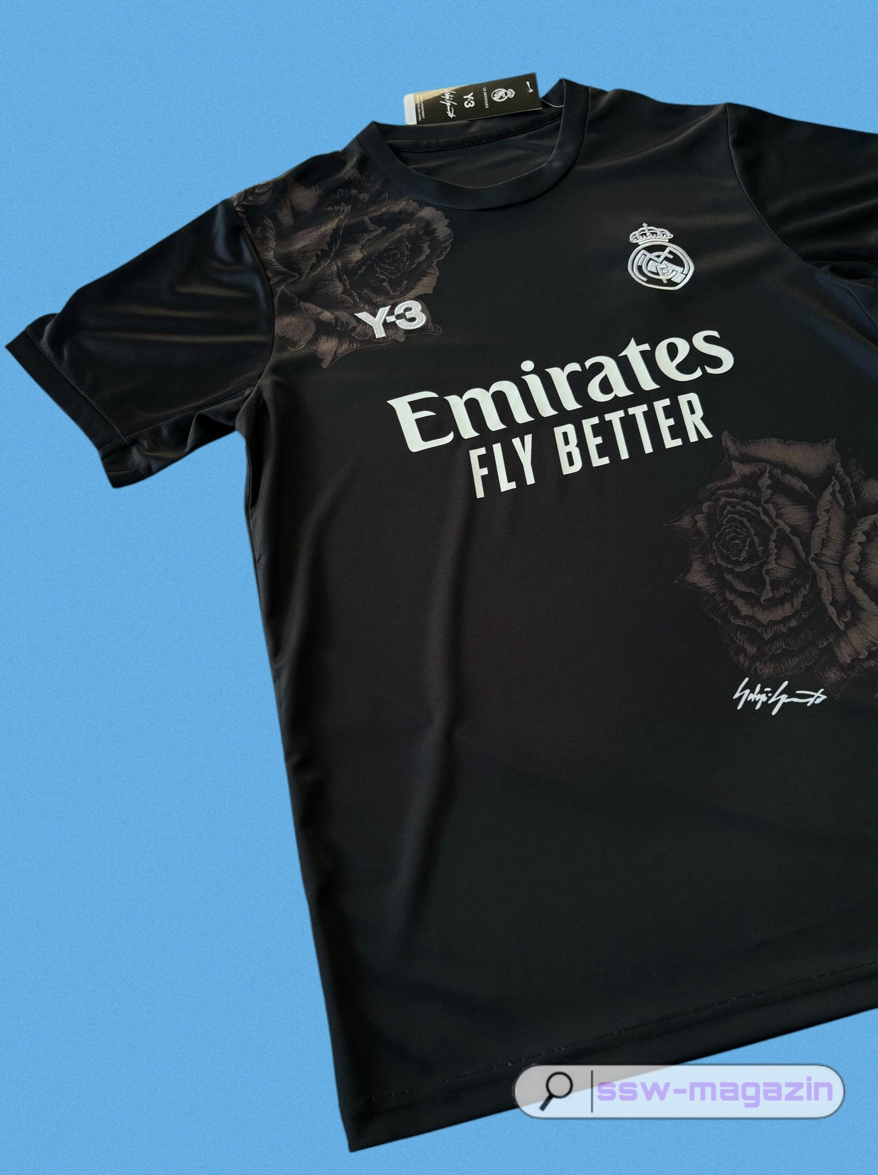 Джерси Real Madrid Y-3 2024 чёрная купить. Футбольный магазин — ssw_magazin