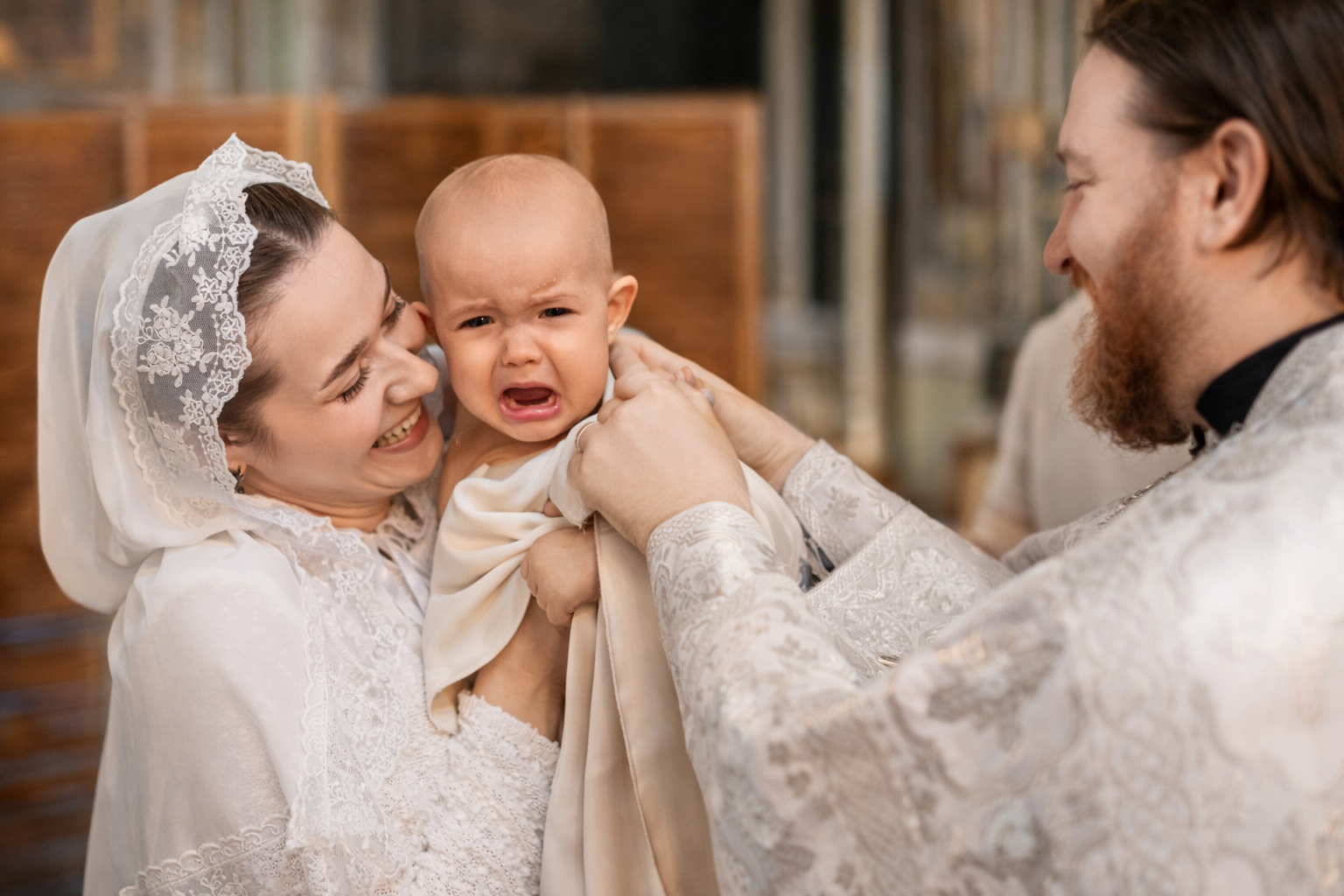 Крещение Марии. Семейный и детский фотограф в Москве Юлия