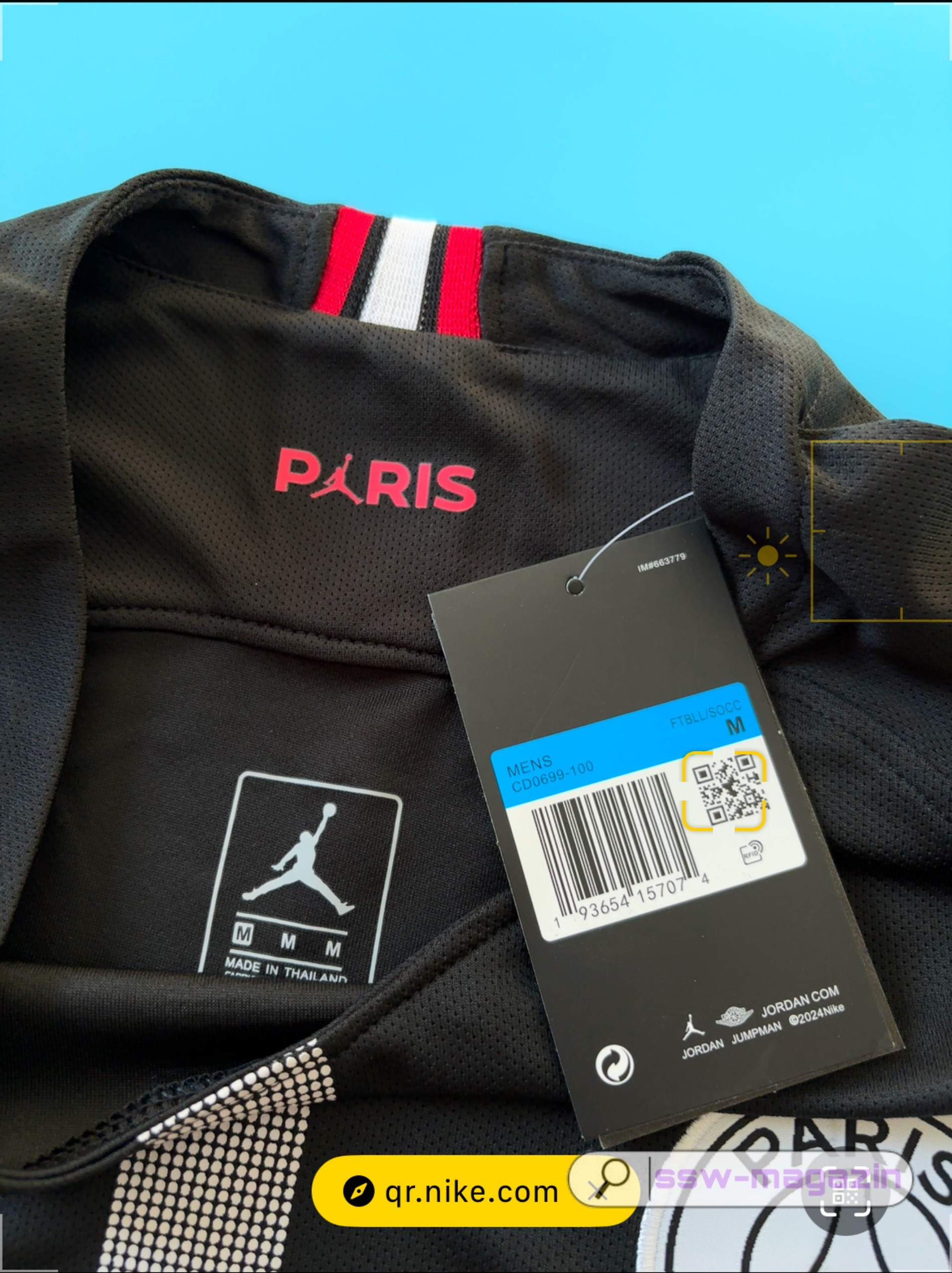 Футболка PSG 2018-2019 чёрная купить. Футбольный магазин — ssw_magazin