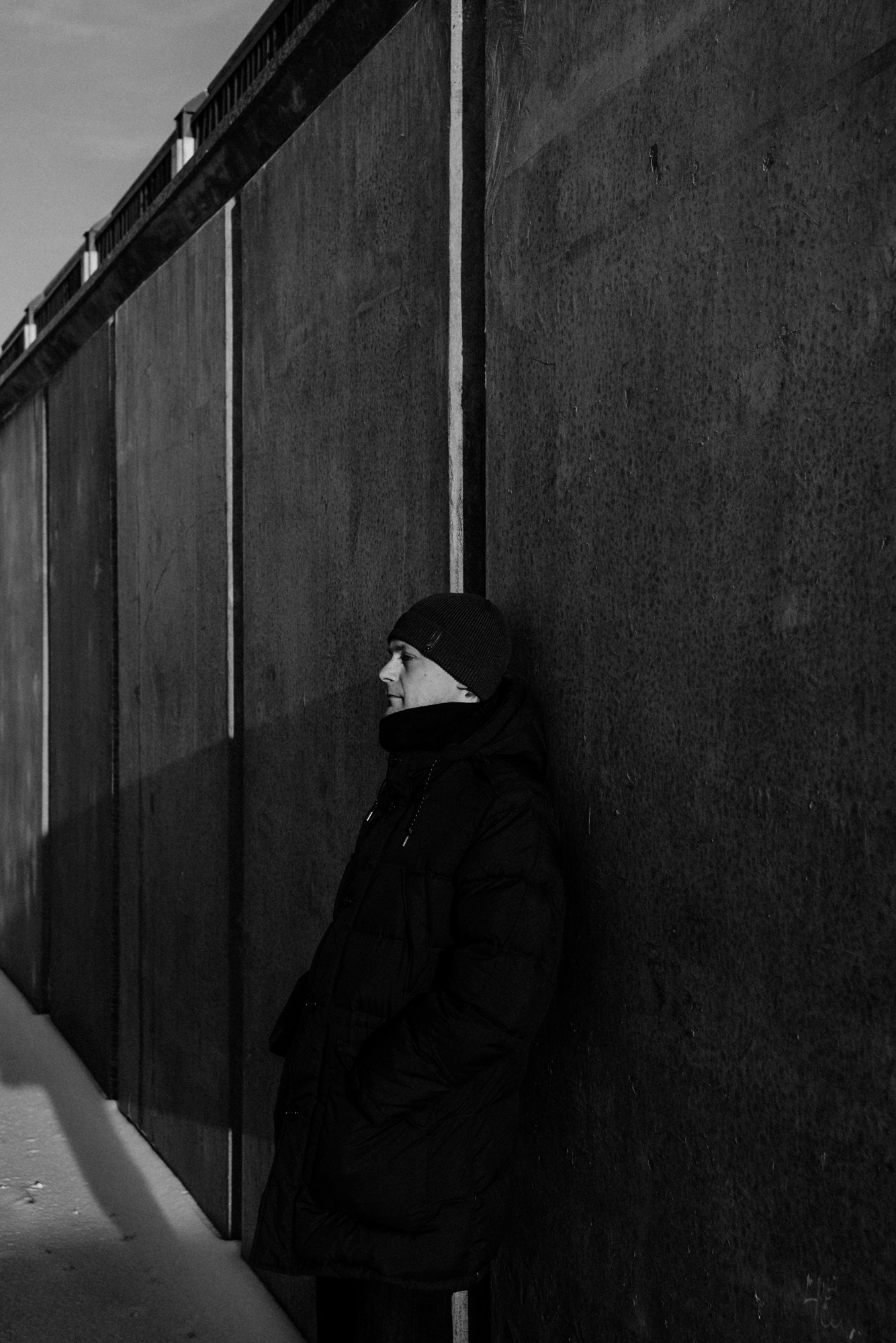 Мужской портрет зимой, Тюмень | Фотограф Дарья Мустафина. Портретный фотограф Тюмень Дарья Мустафина