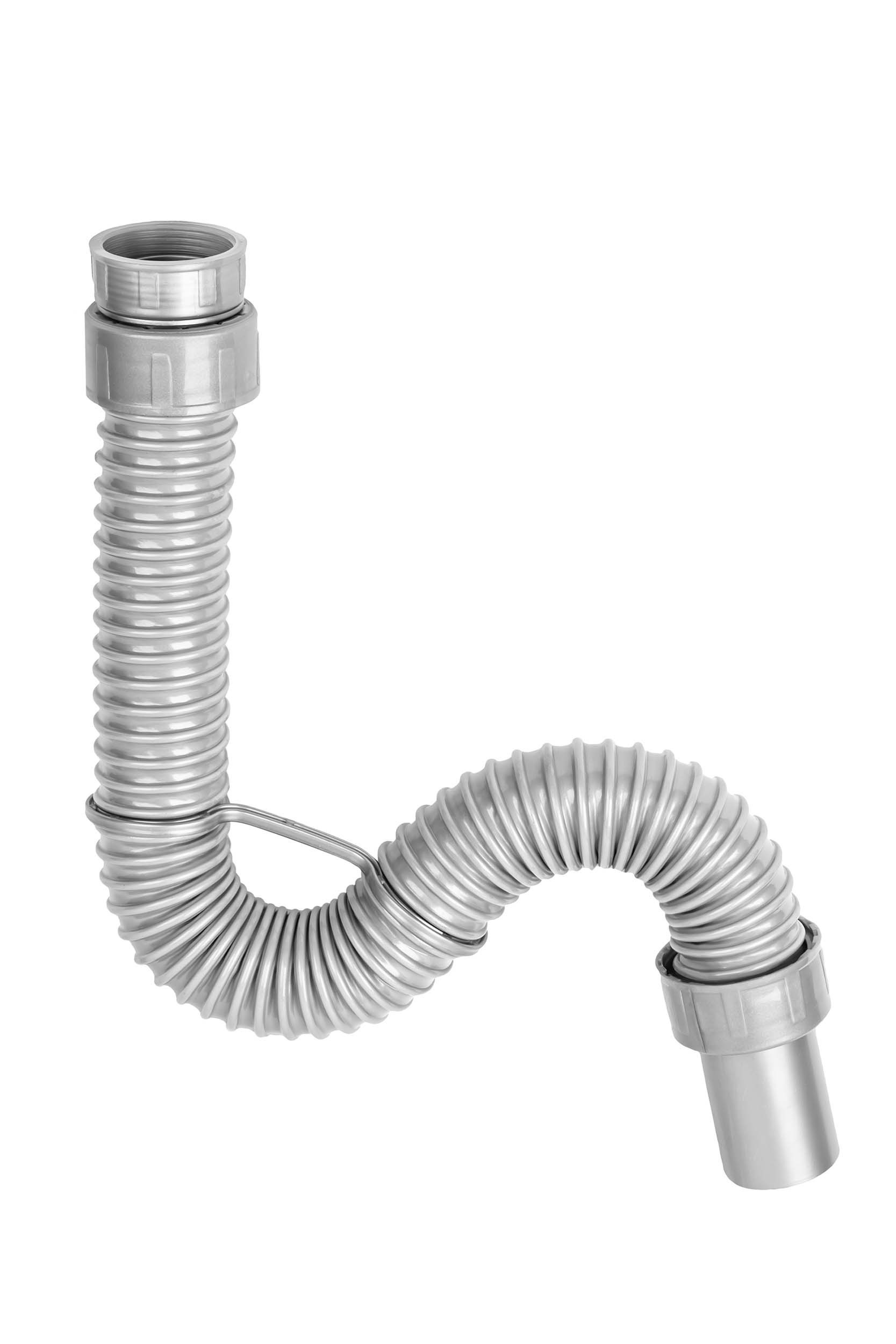 Предметная съемка гофротрубы на белом