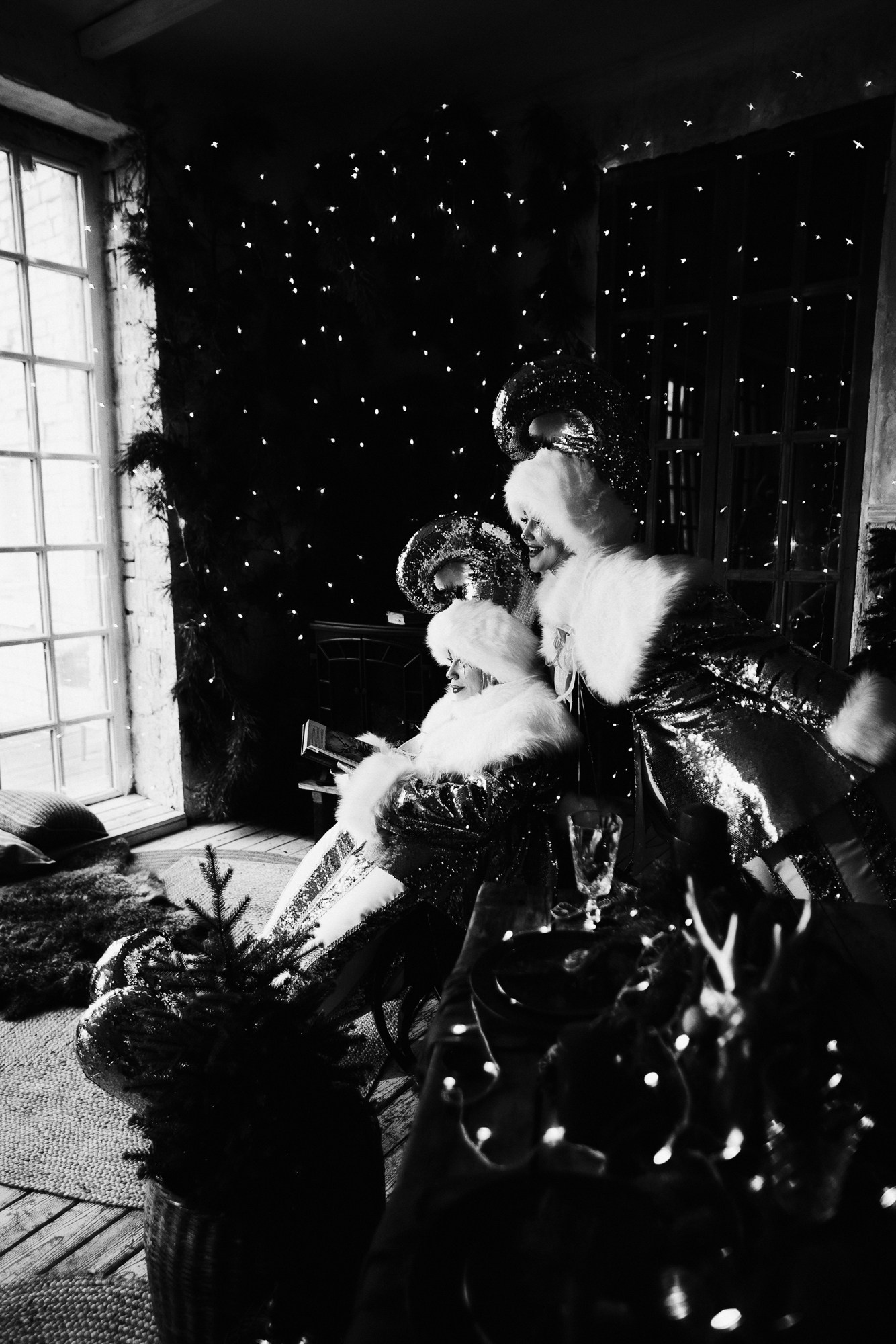 Новогодняя креативная фотосессия в Тюмени | Фотограф Дарья Мустафина. Портретный фотограф Тюмень Дарья Мустафина