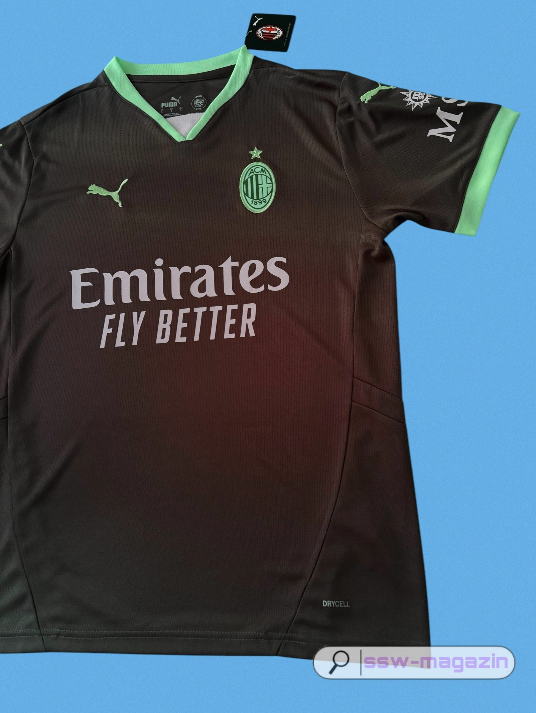 Чёрная джерси Milan 2024-2025 купить. Футбольный магазин — ssw_magazin