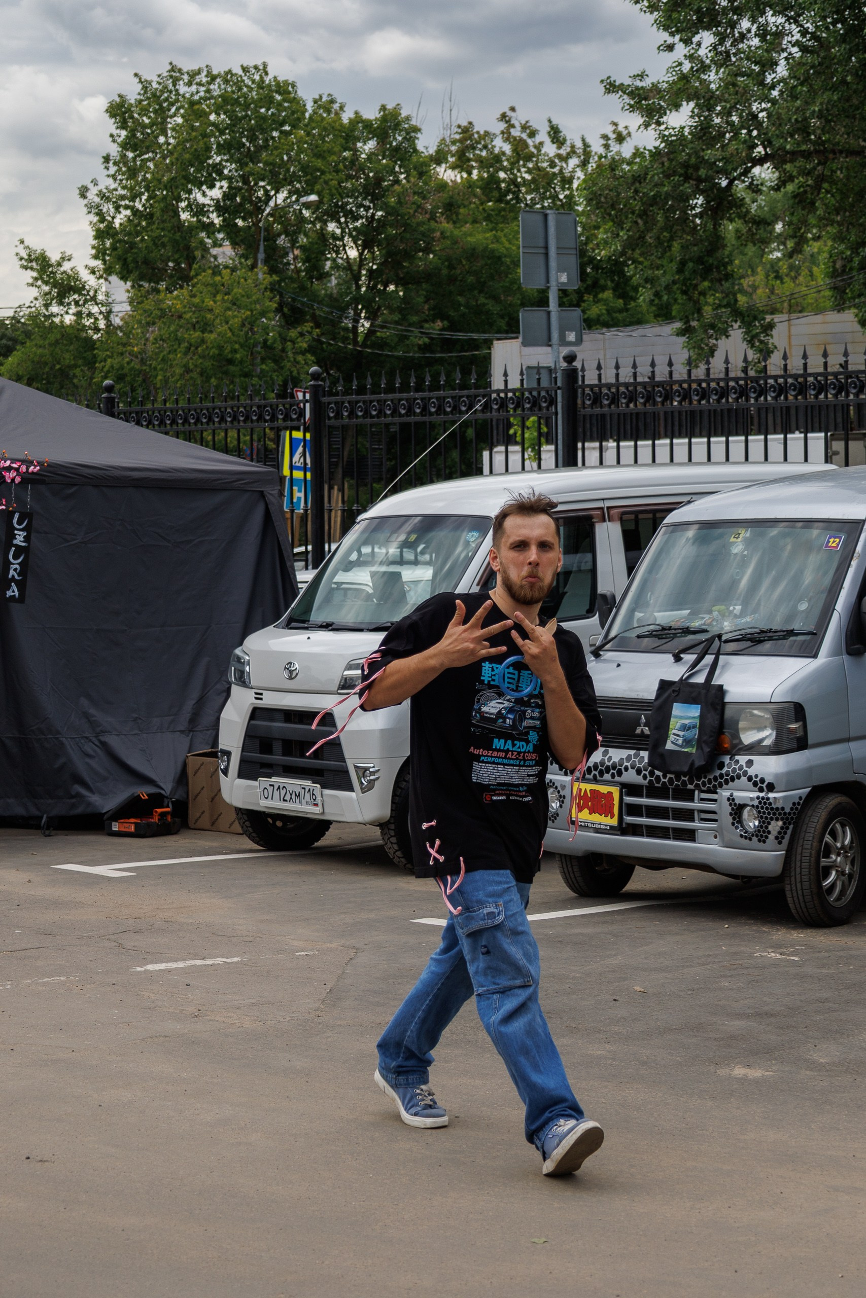 Репортажная съёмка автофестиваля K-Matsuri