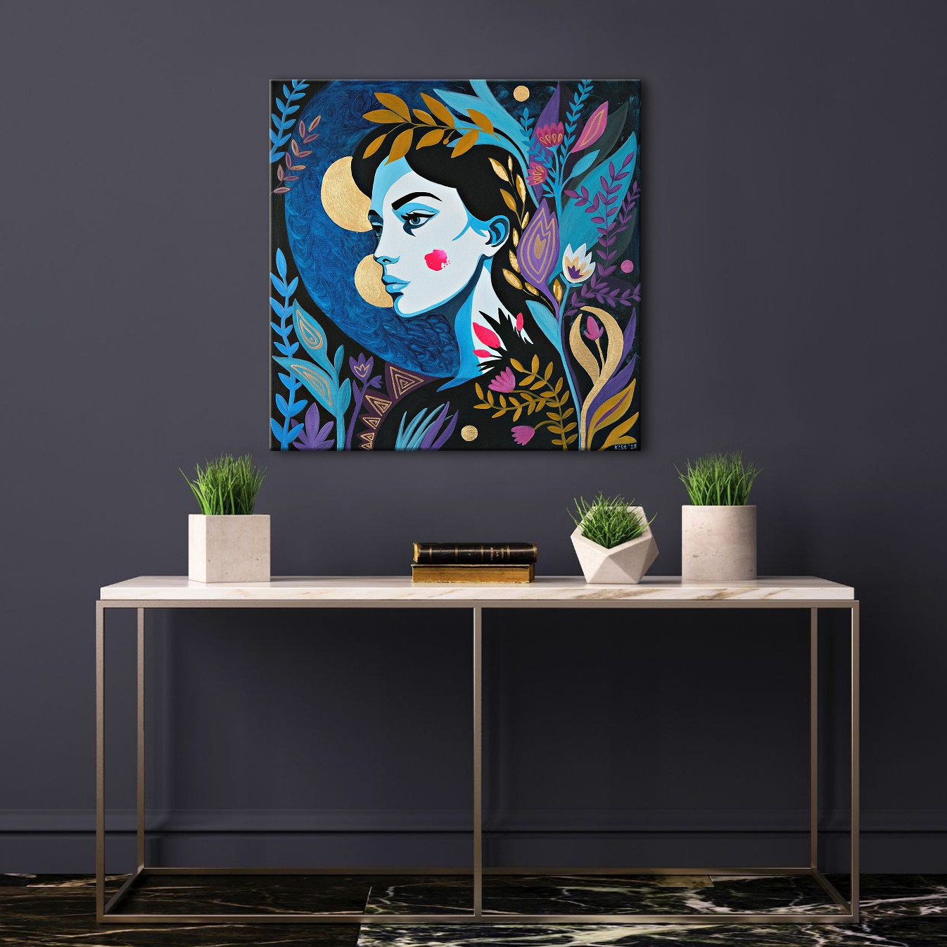 Дивный сад. Художник Анастасия Кисткина, Петербург