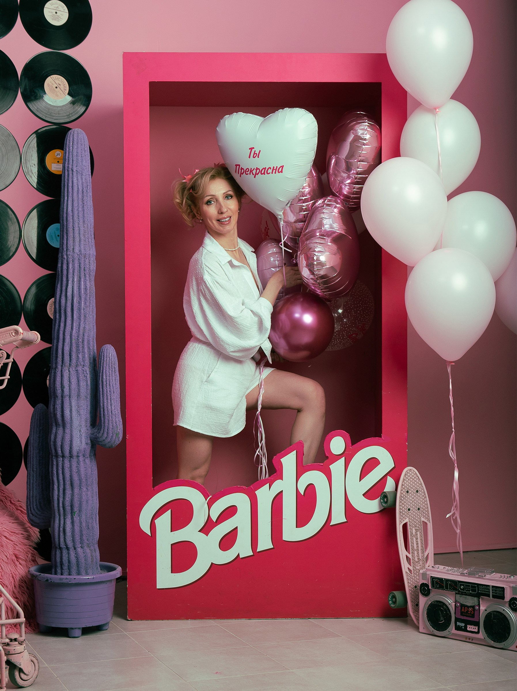 Розового не бывает много! Девичник для девченок в стиле Барби. Школьный фотограф в Москве
