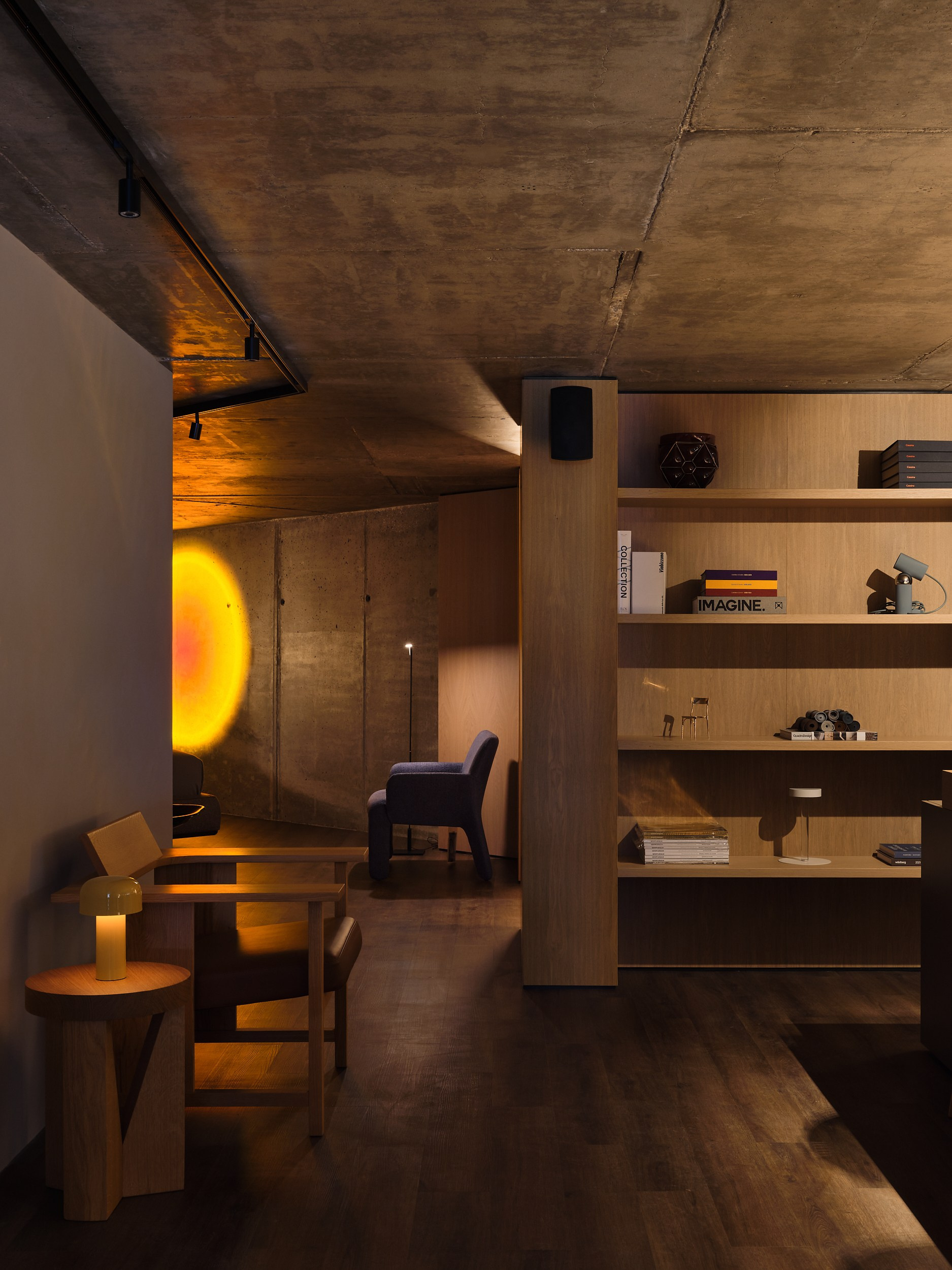 MANU Interior showroom in Saratov Russia designed by QUADRUM STUDIO