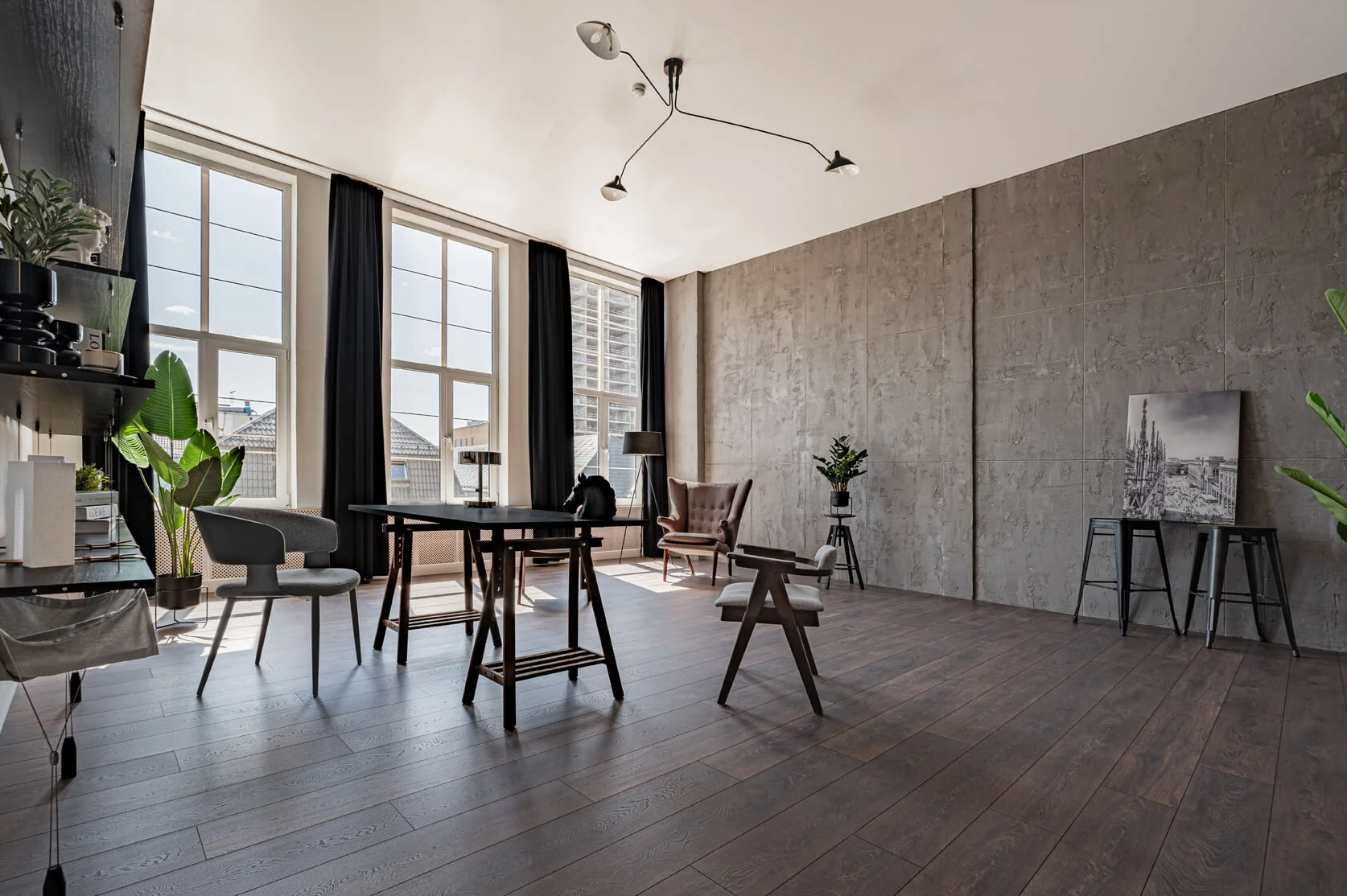 Локация для бизнес-съемки в современном стиле