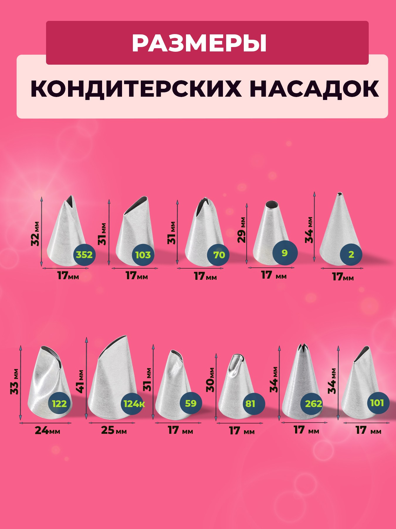 Насадки цветы. Vanilica, товары для кондитеров