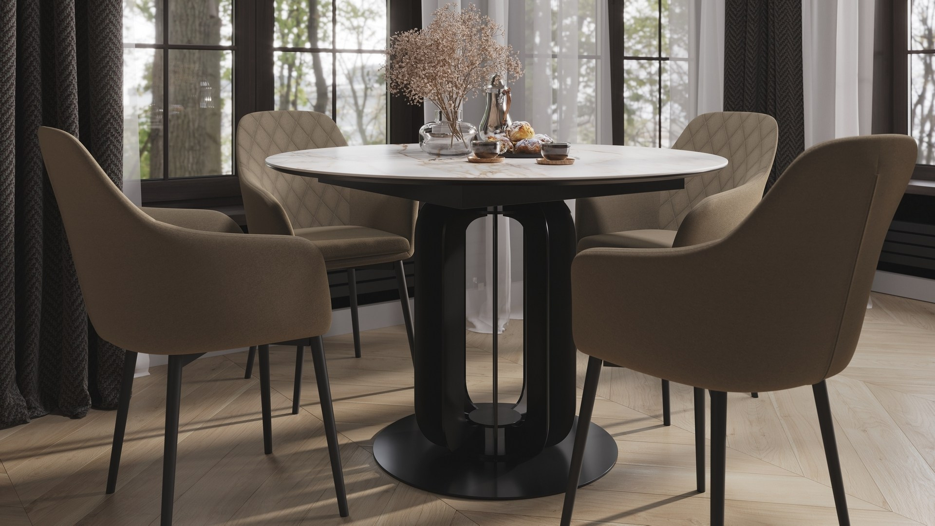 Обеденные группы MGS мебель. MGS мебель в Ростове-на-Дону. Высочайшее качество исполнения. Инновационные и классические материалы. MGS mebel Ростов