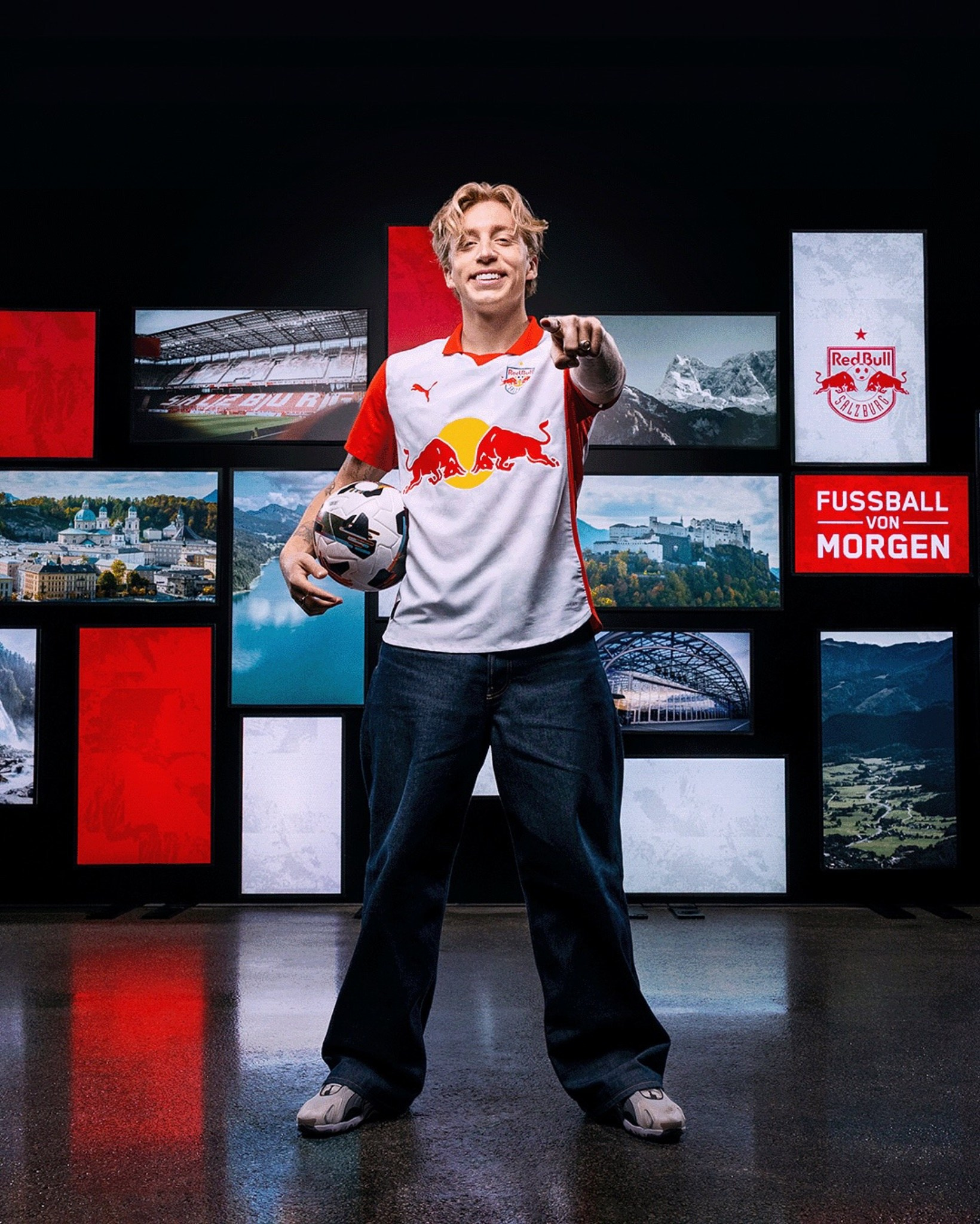 Футболка Red Bull Salzburg 2025-2026 купить. Футбольный магазин — ssw_magazin