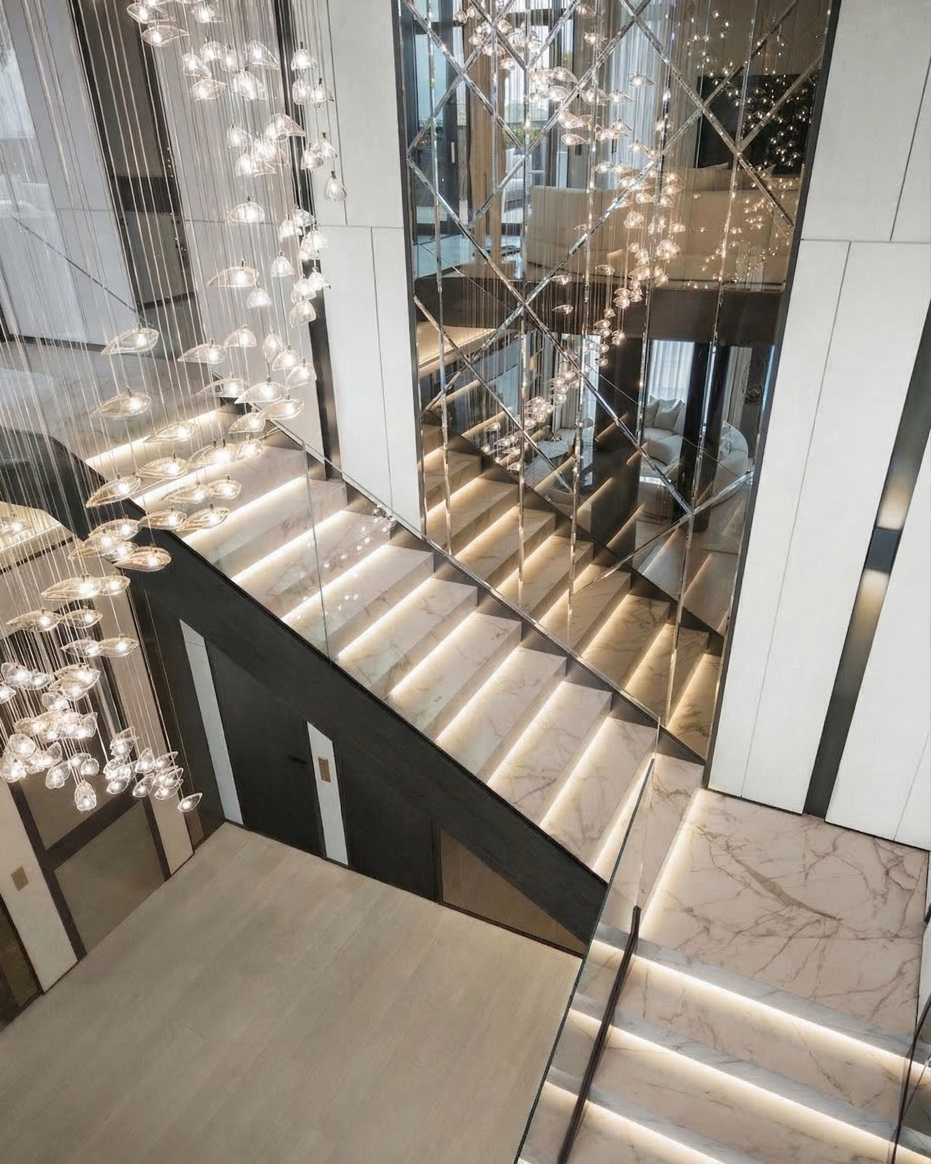 Дизайн двухуровневого пентхауса 500 м² с террасами и Wellness-зоной | Валерия Котович