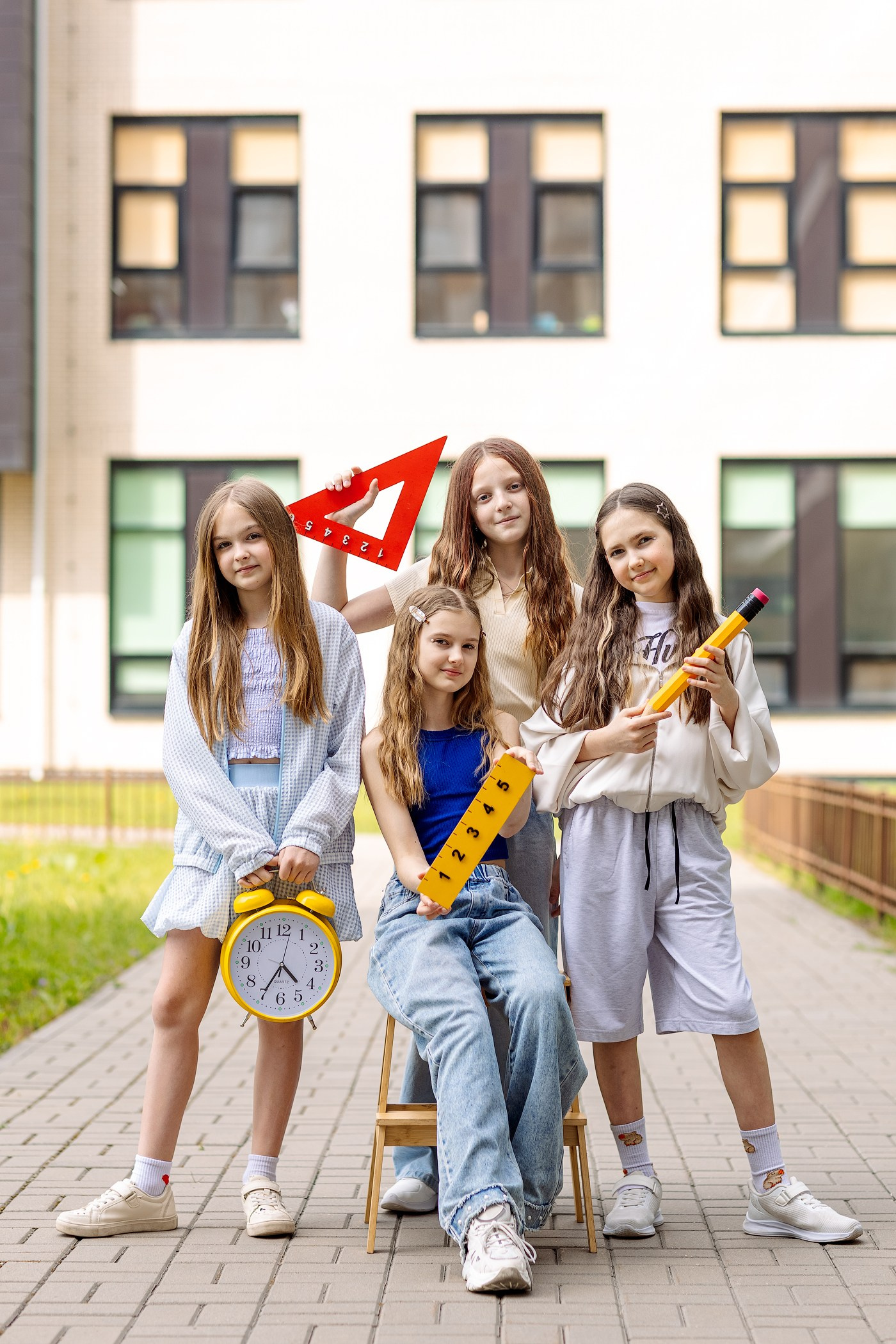 Подготовка к фотосъёмке в школе в СПб