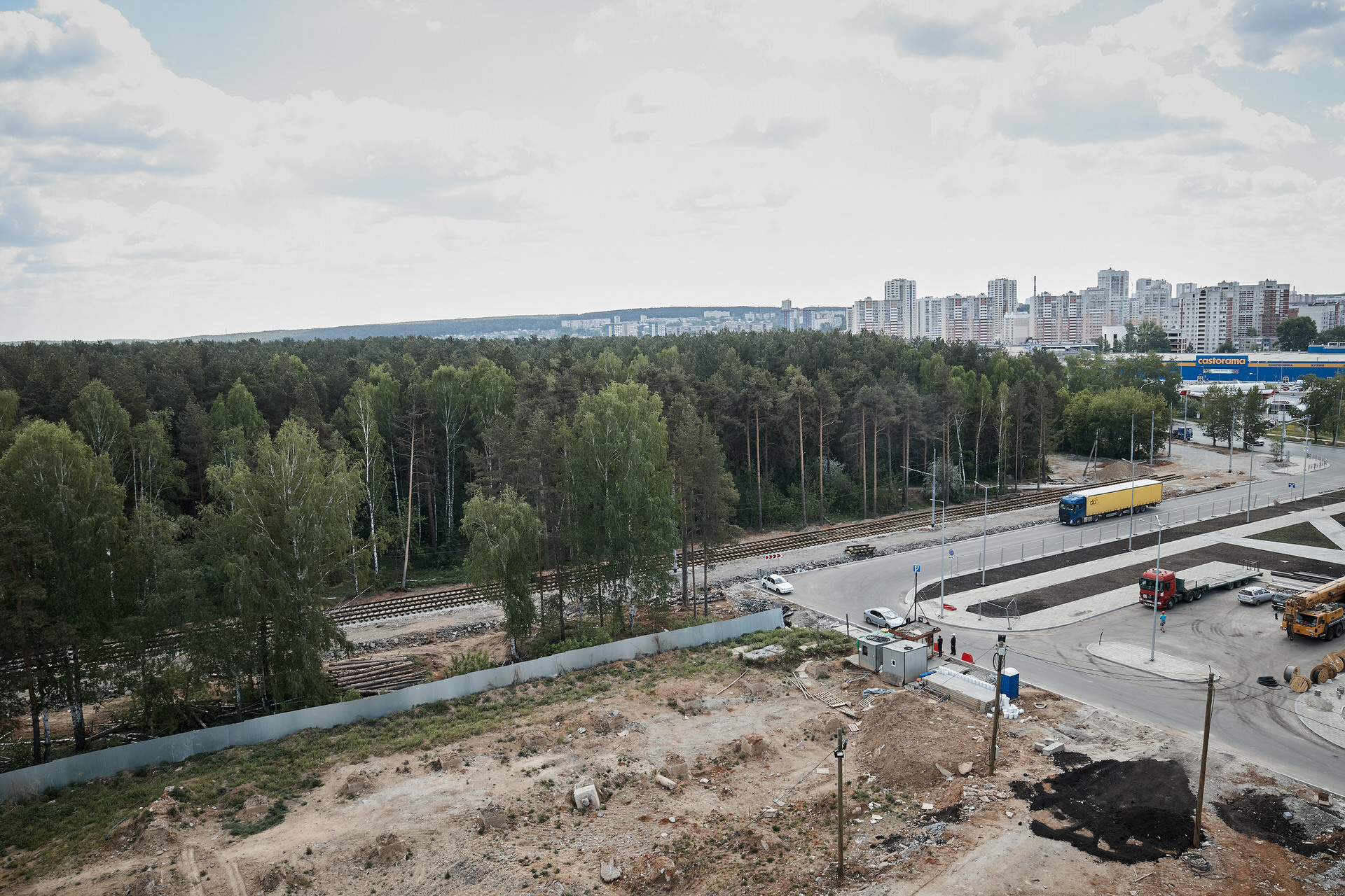 Репортаж со строительства торгового центра Veer Mall. Контент для бизнеса в Екатеринбурге Полдень Медиа