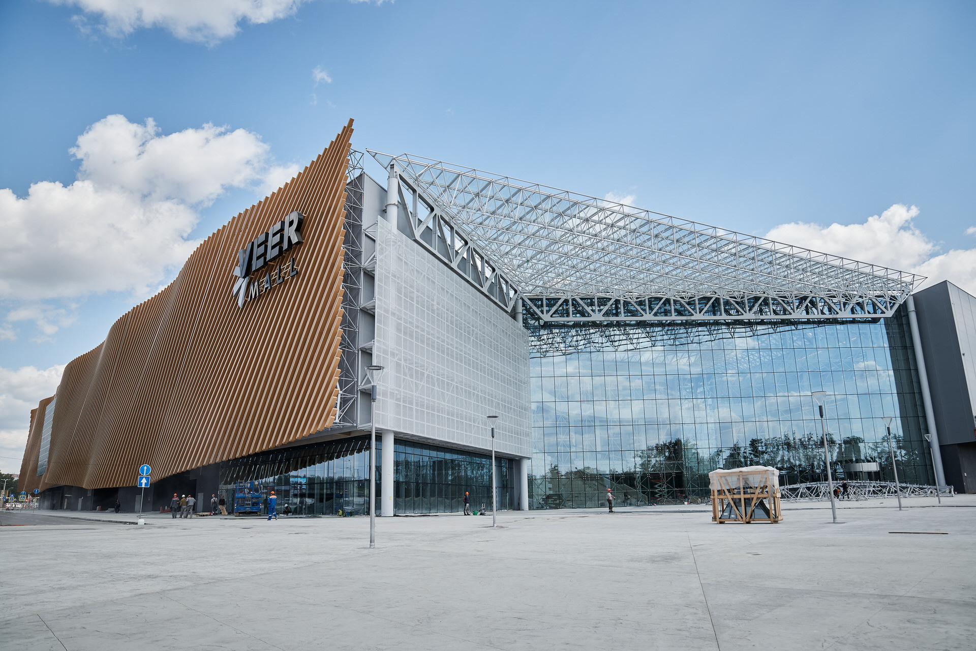 Репортаж со строительства торгового центра Veer Mall. Контент для бизнеса в Екатеринбурге Полдень Медиа
