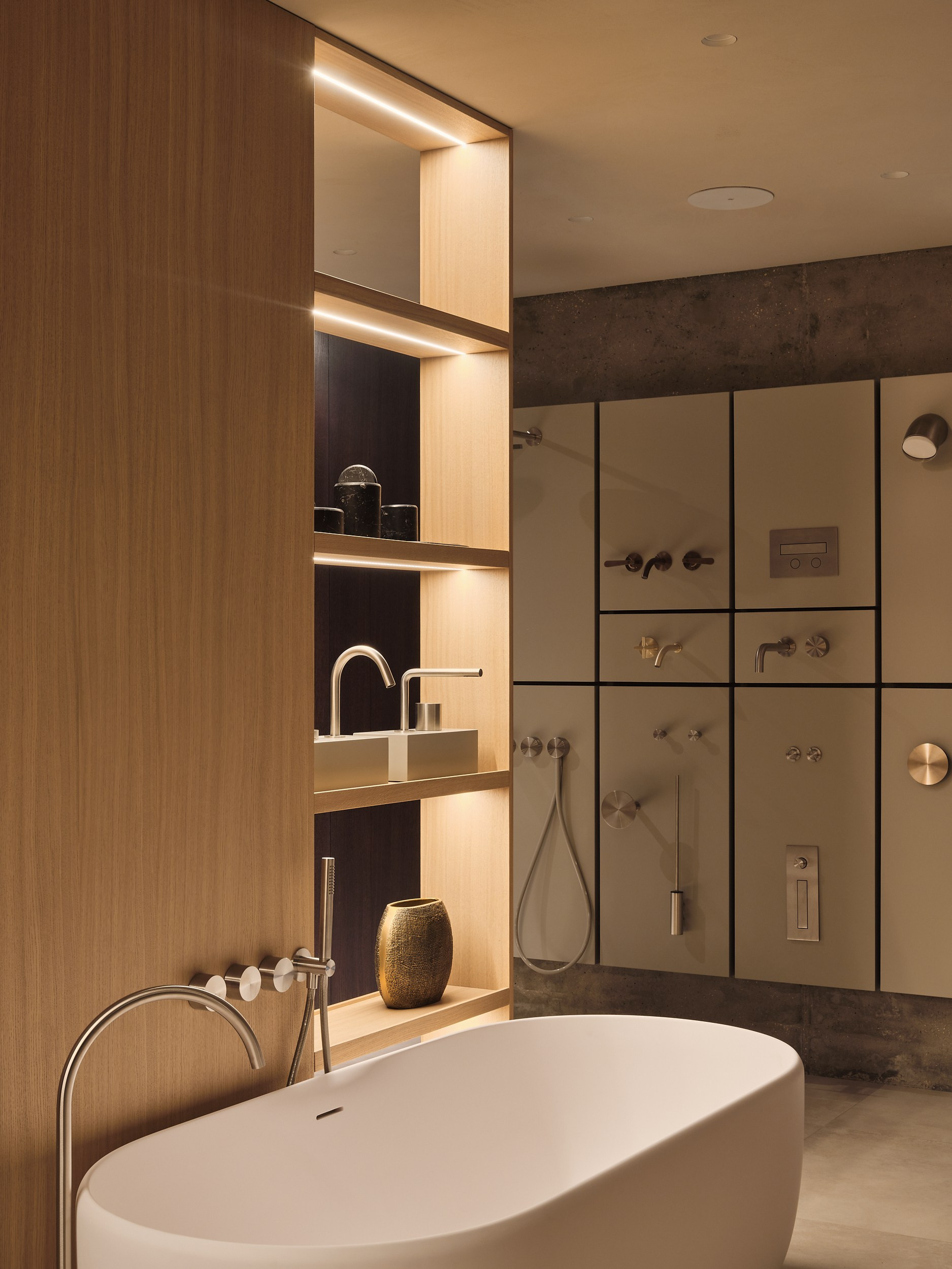 MANU Interior showroom in Saratov Russia designed by QUADRUM STUDIO