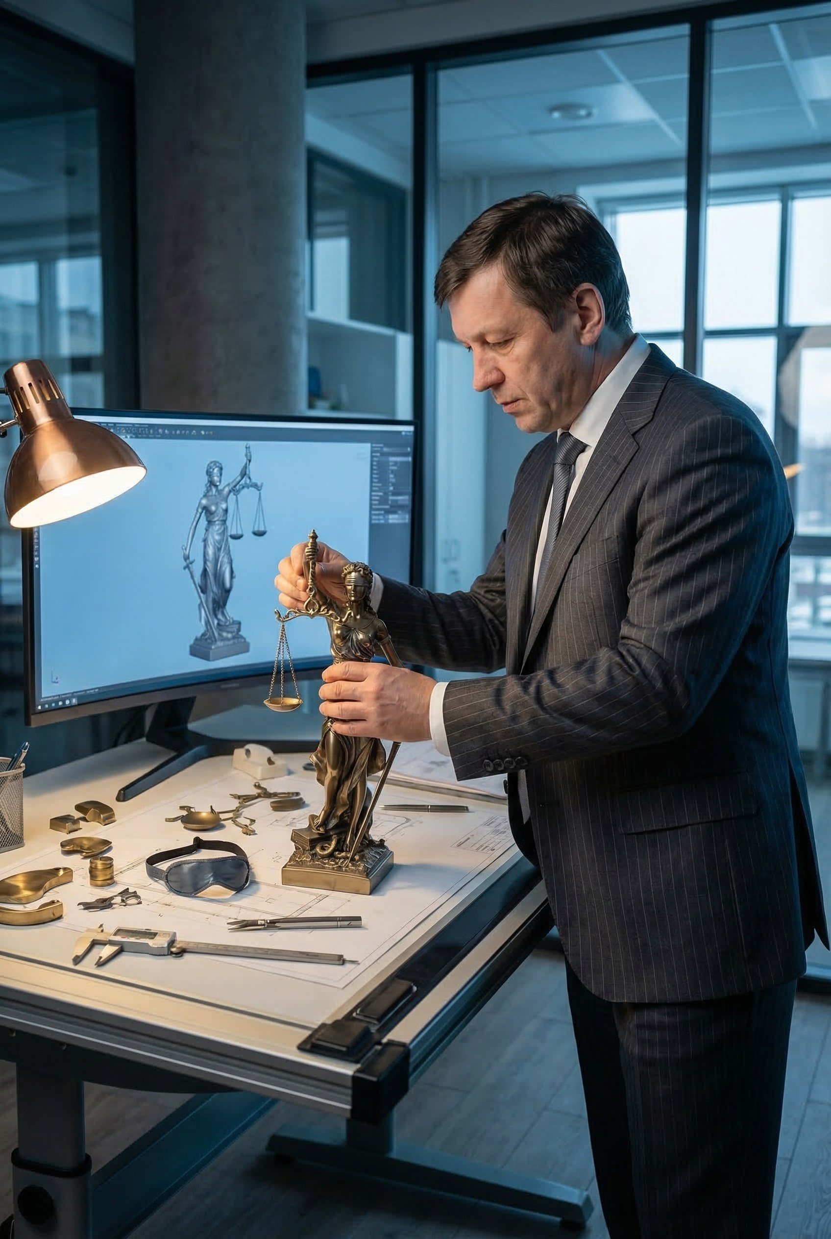 ИИ генерация фотографии для контента юриста