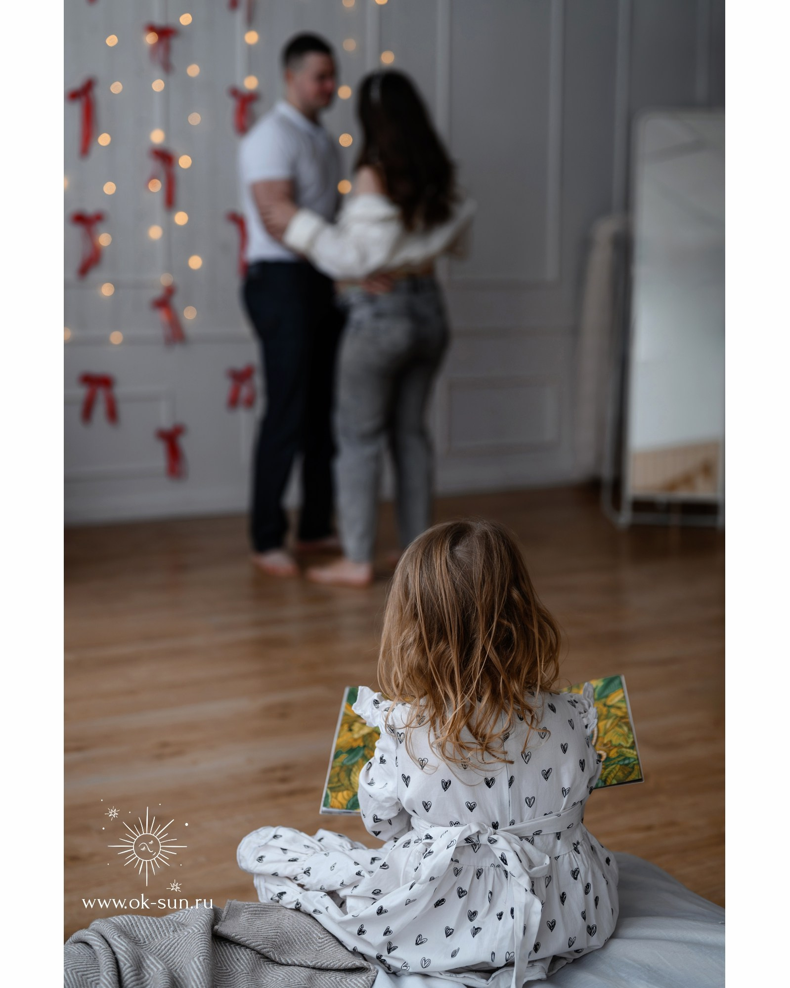 Фотосессия беременности с мужем и ребенком в Москве