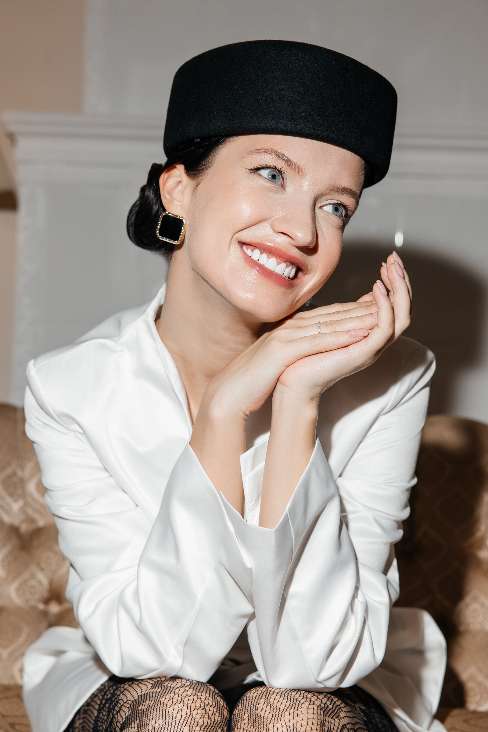 Женский портрет в студии. Свадебный фотограф в Москве Элина Ларченкова. Фото, которые цепляют