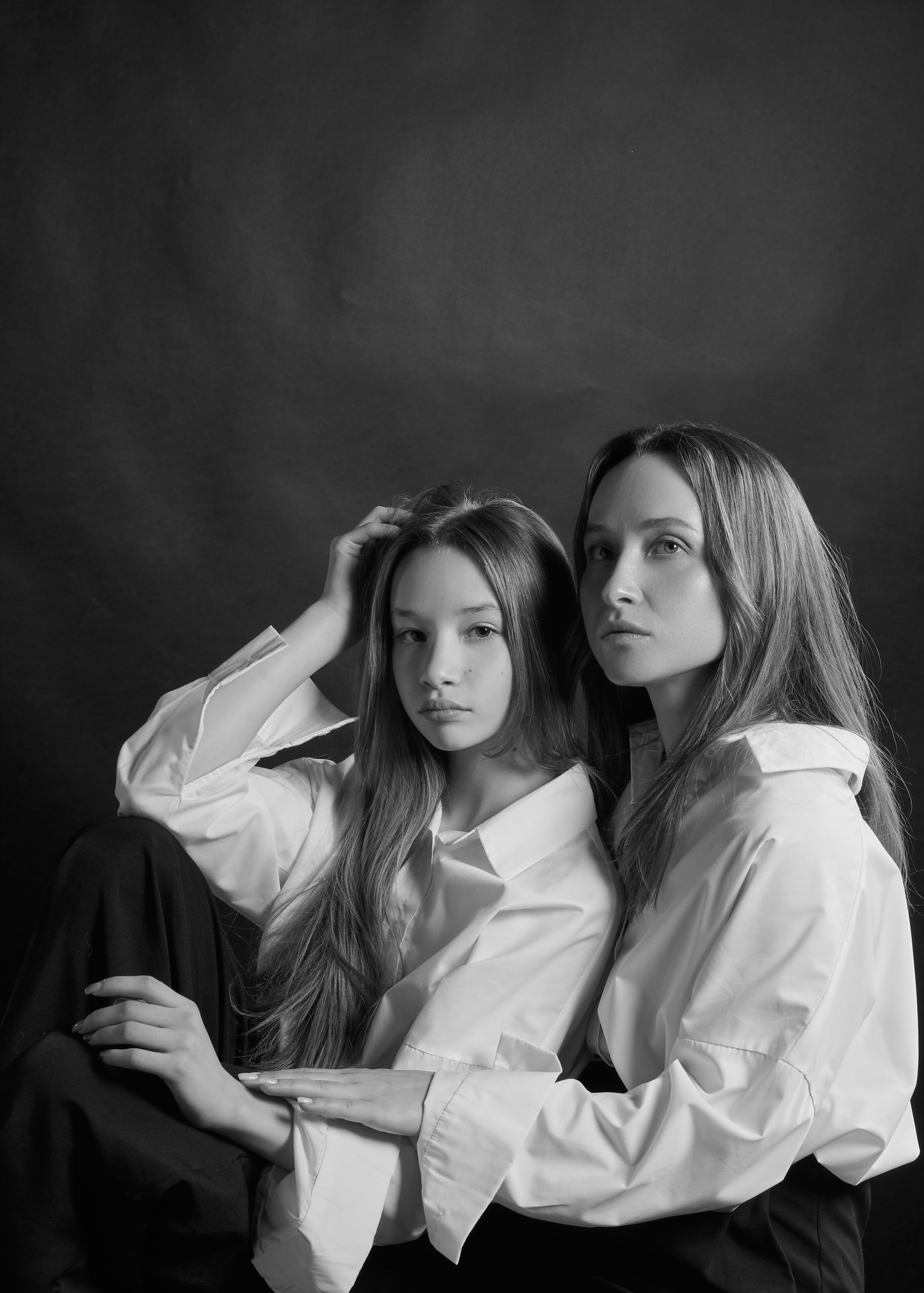 Семейная фотосессия для мамы и дочери