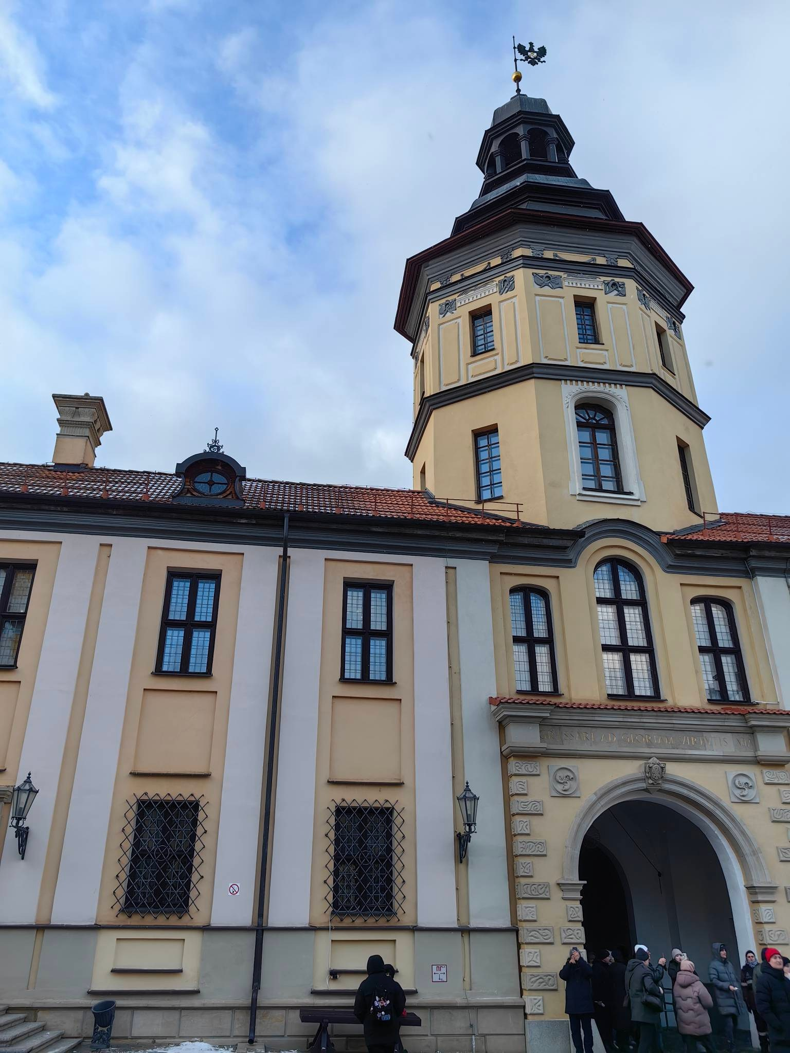 Несвижский замок в Беларуси. Купить картину на холсте для интерьера|художник | дизайнер | архитектор Сергей Ратчин в Москве