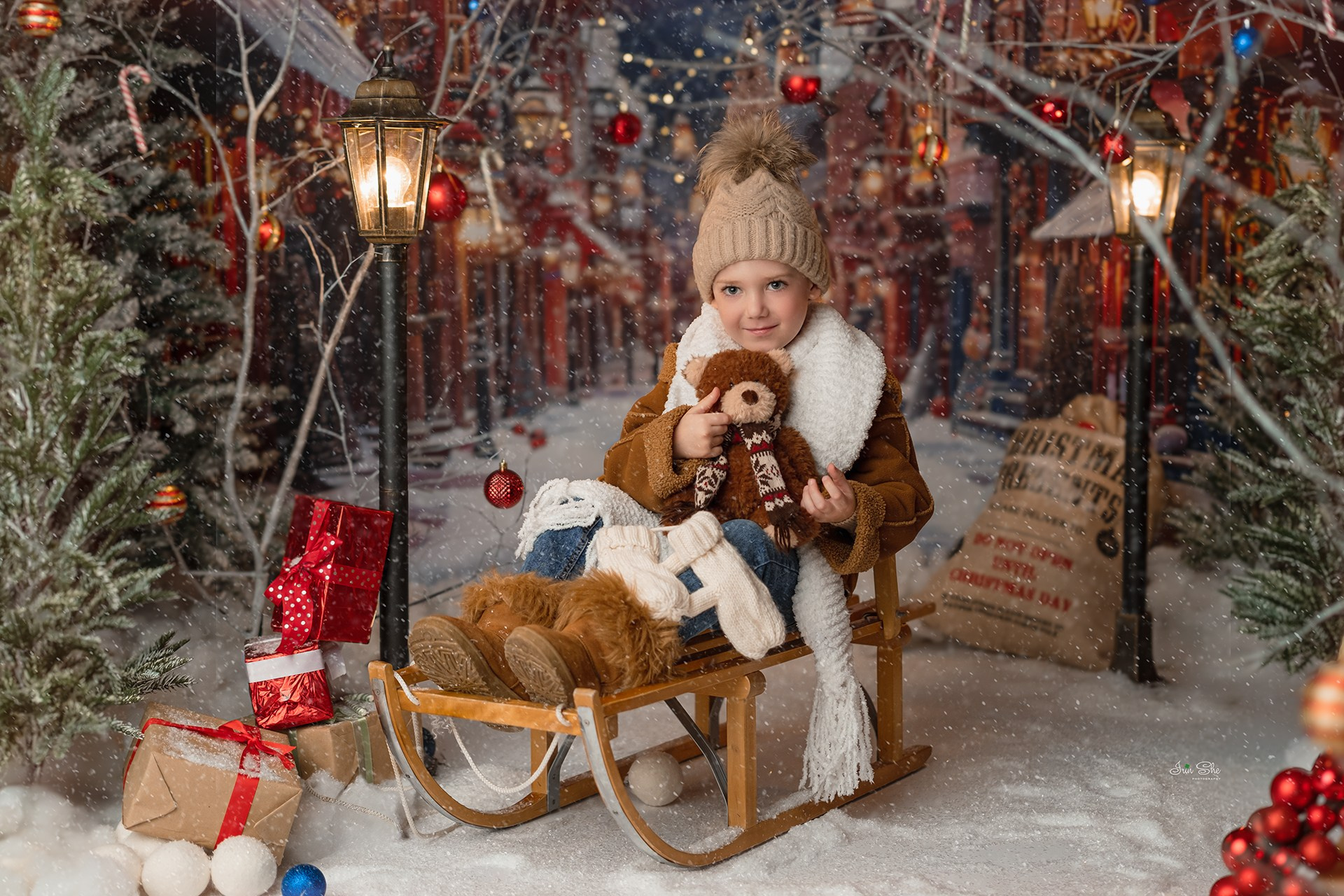 Фотодень «Новогодние улочки». Детский фотограф в Южно-Сахалинске Irin She Simanovich