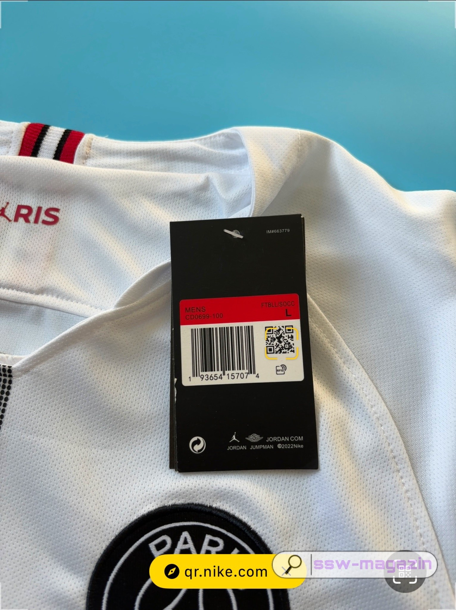 Футболка PSG 2018-2019 белая купить. Футбольный магазин — ssw_magazin